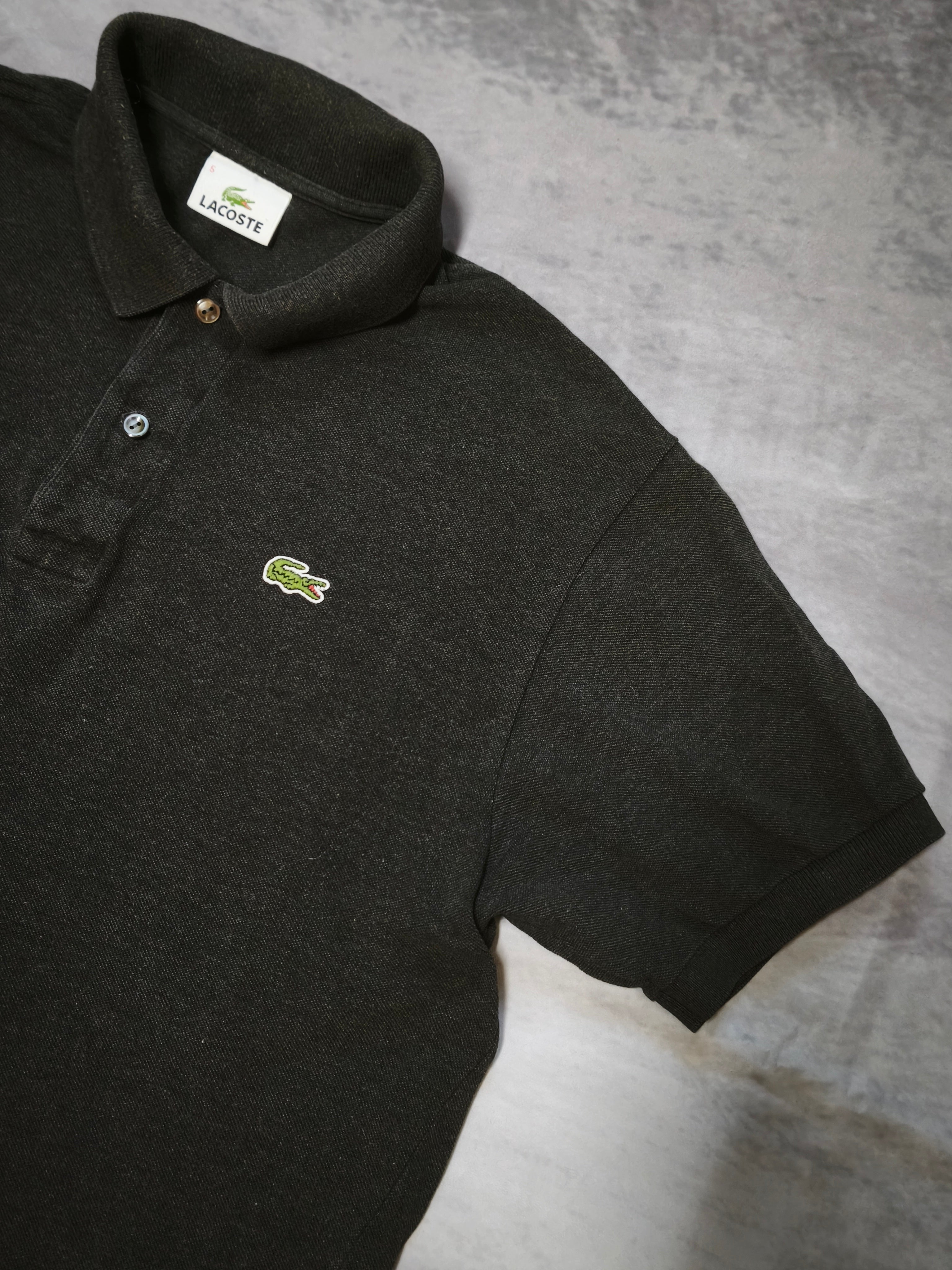 Lacoste Polo-Shirt Black/Grey Size L