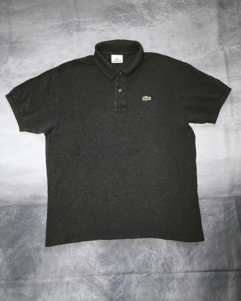 Lacoste Polo-Shirt Nero/Grigio Taglia L