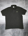 Lacoste Polo-Shirt Nero/Grigio Taglia L