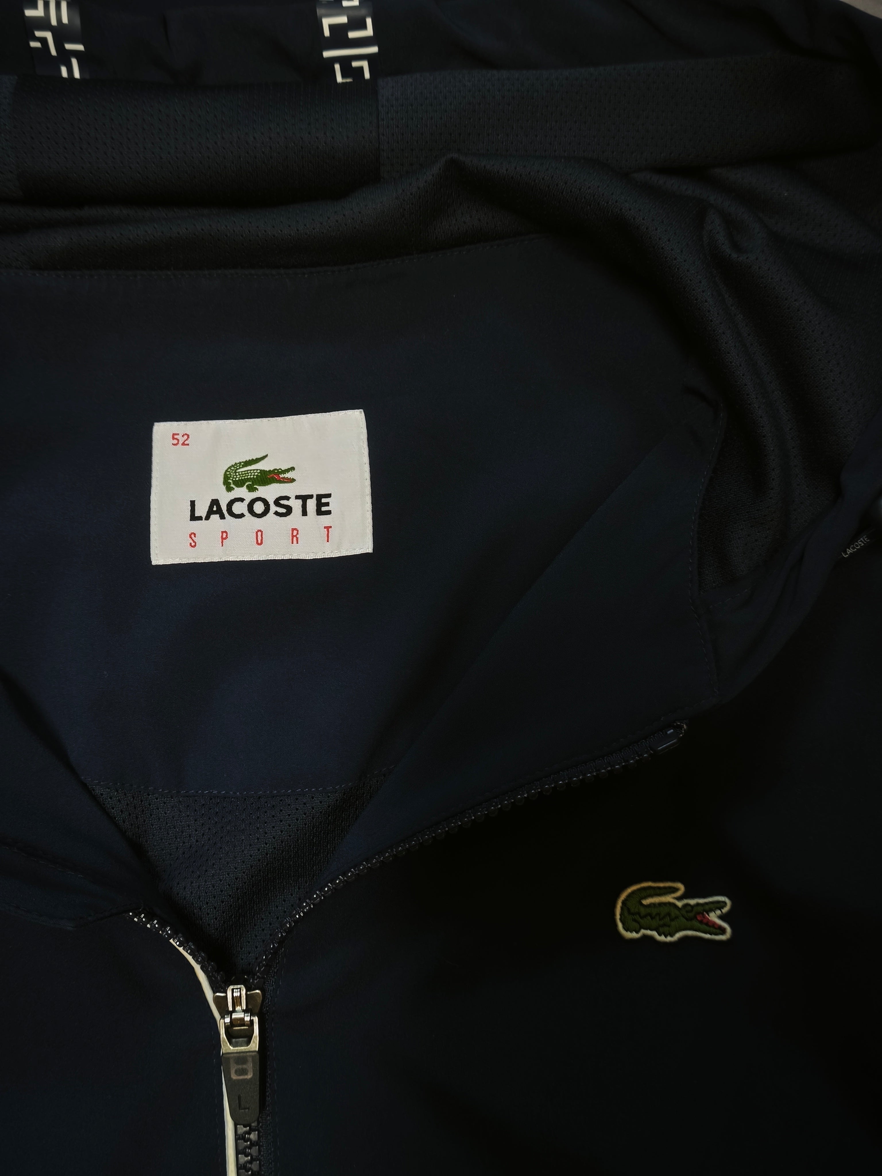 Lacoste Sport Windbreaker Navy Blue Size L