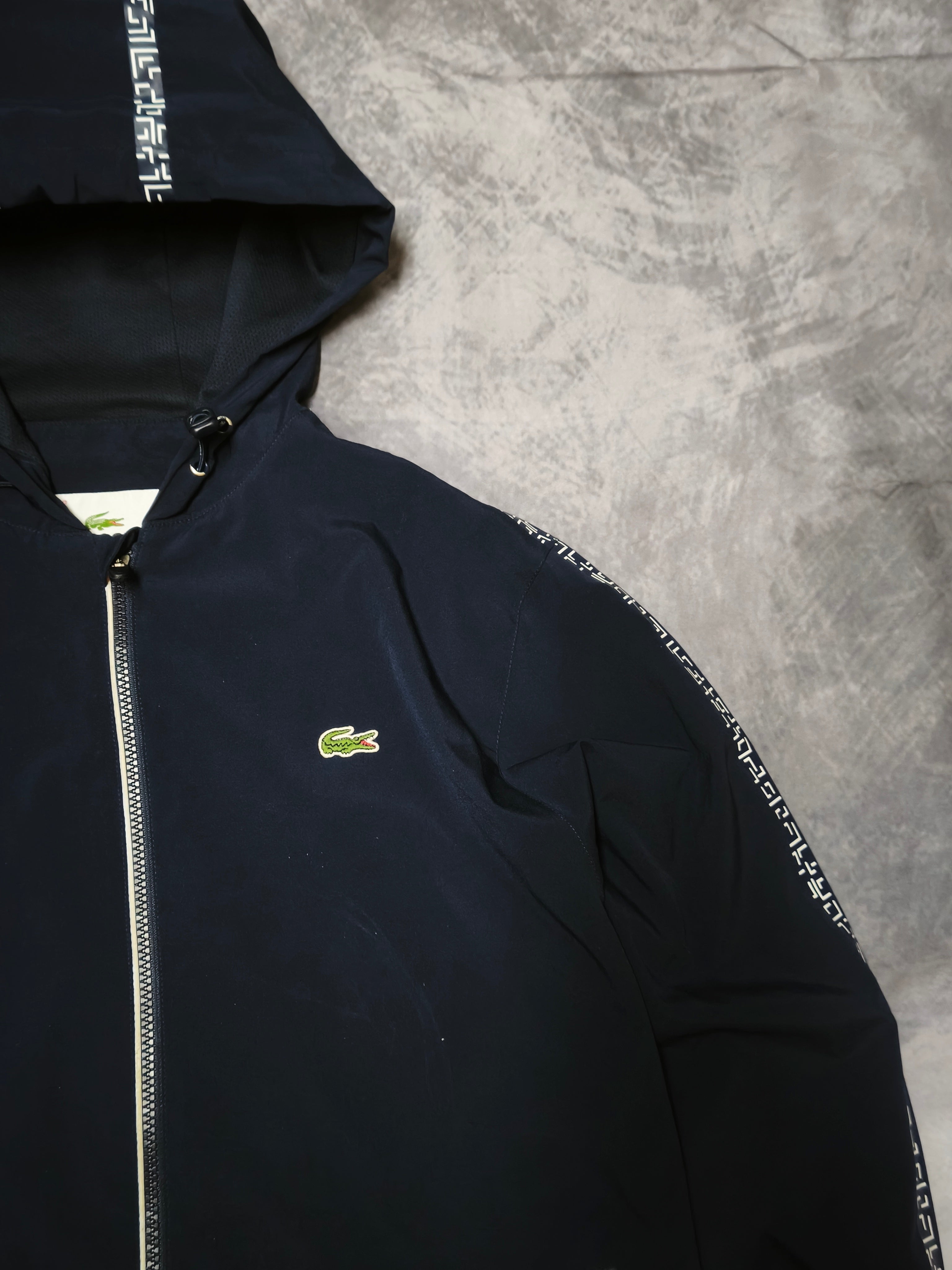Lacoste Sport Windbreaker Navy Blue Size L