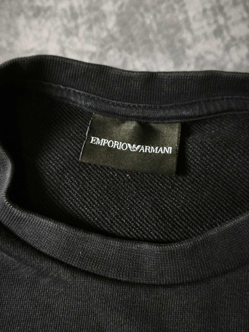 Emporio Armani Maglione Big Eagle Blu Navy Taglia M