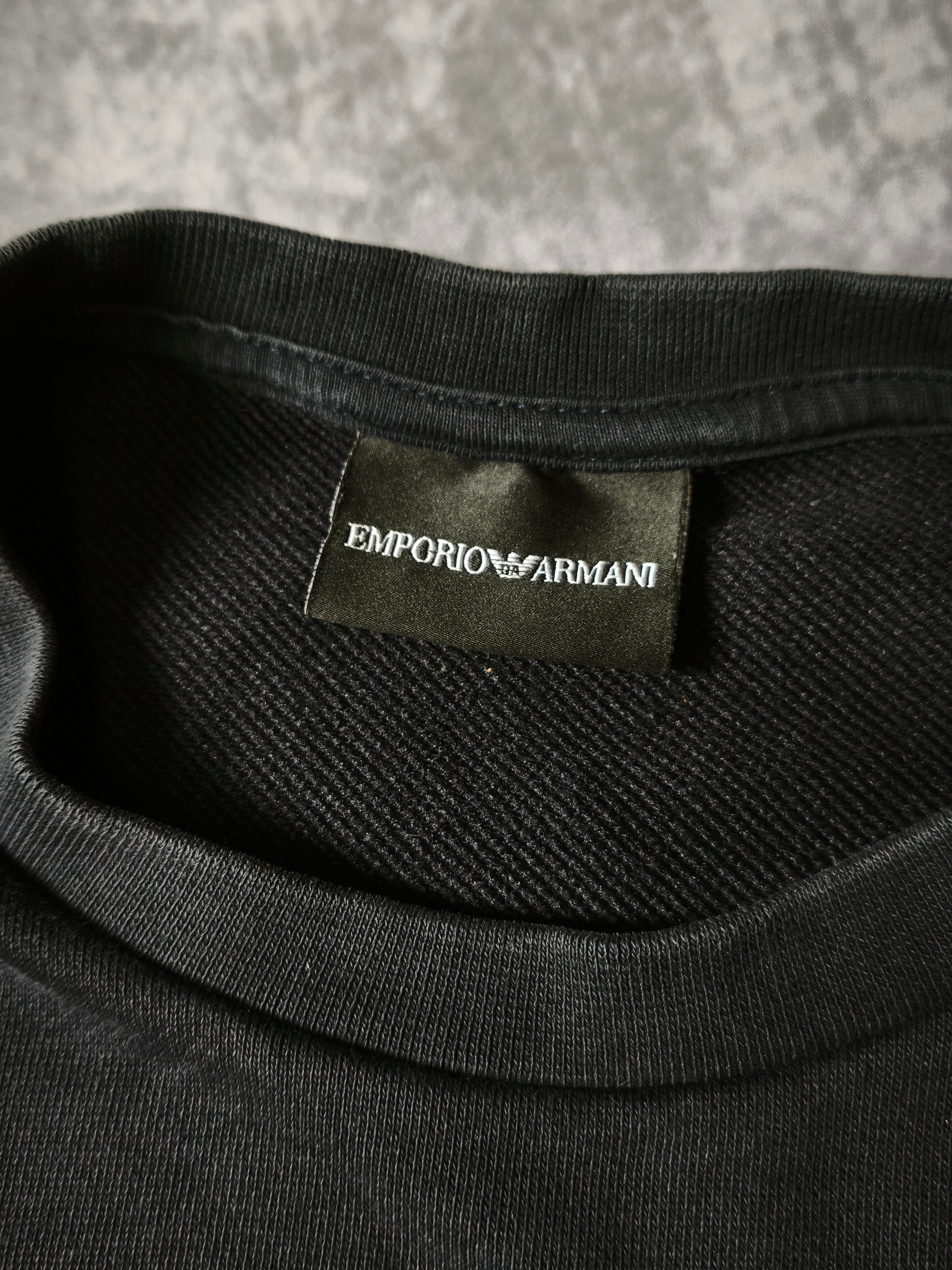 Emporio Armani Big Eagle Sweater Navyblue Size M