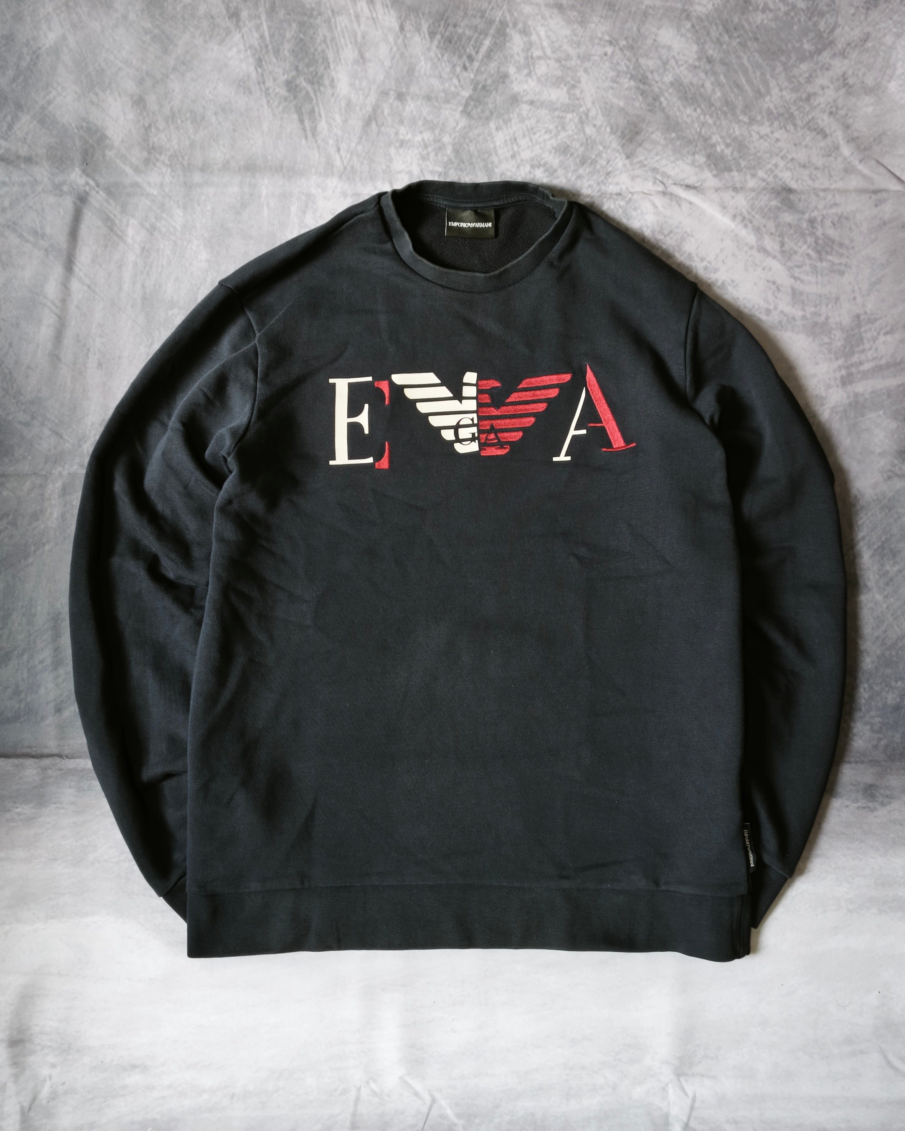 Emporio Armani Big Eagle Sweater Navyblue Size M