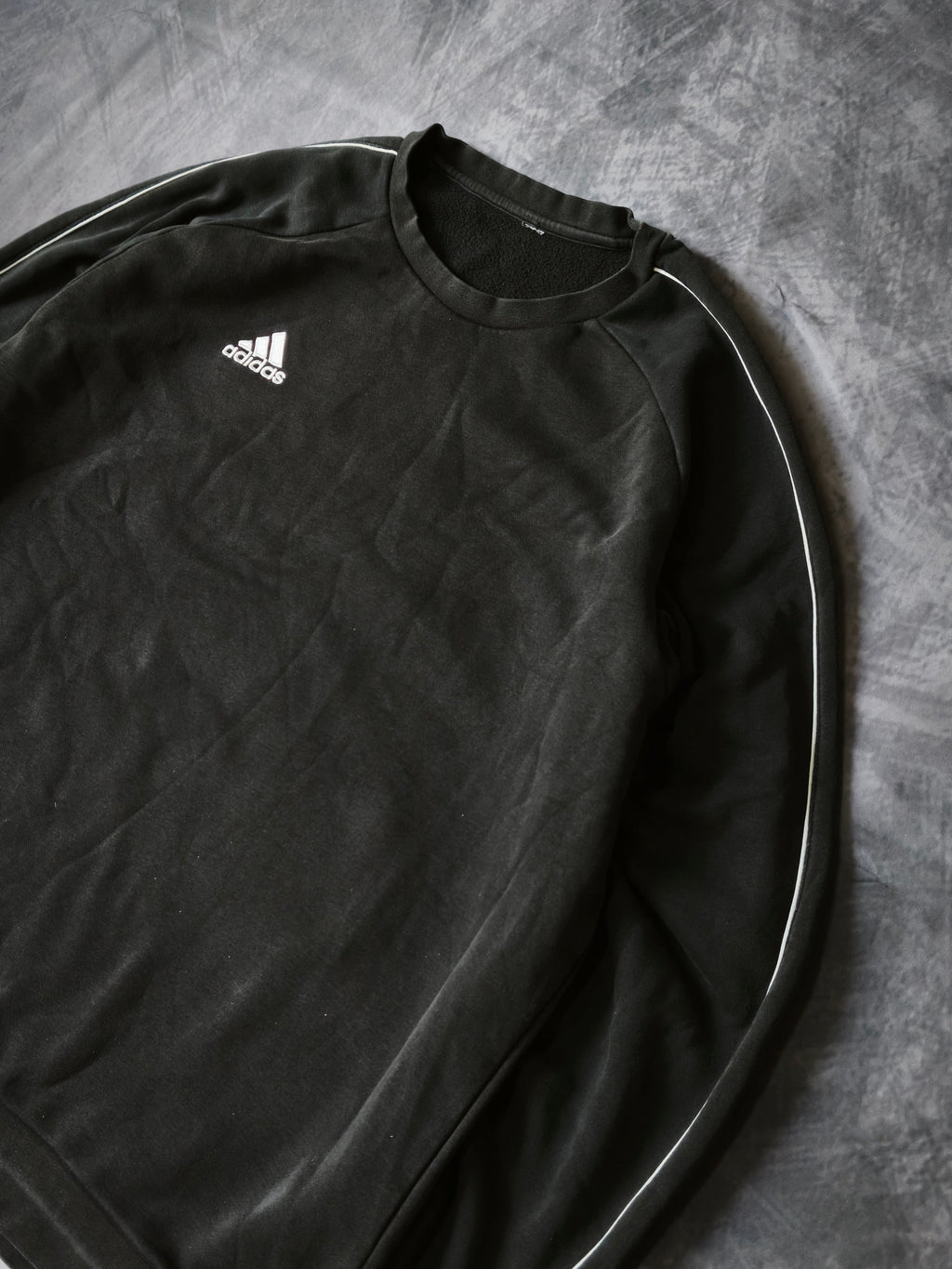 Felpa girocollo Adidas Nera Taglia M