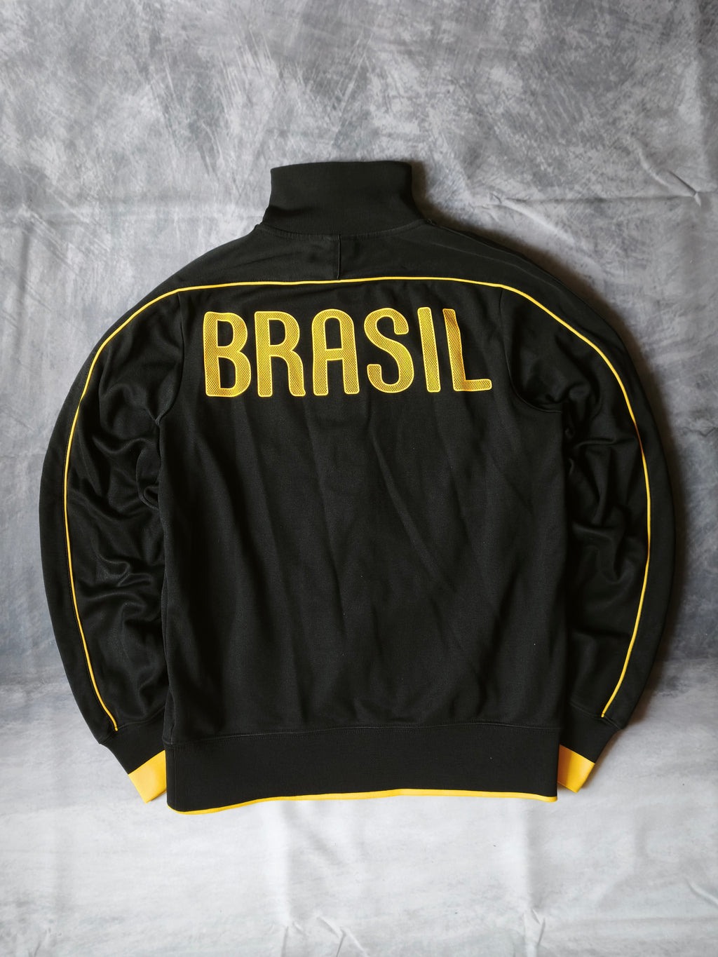 Giacca da tuta Nike x CBF Brasile Nera/Gialla Taglia S