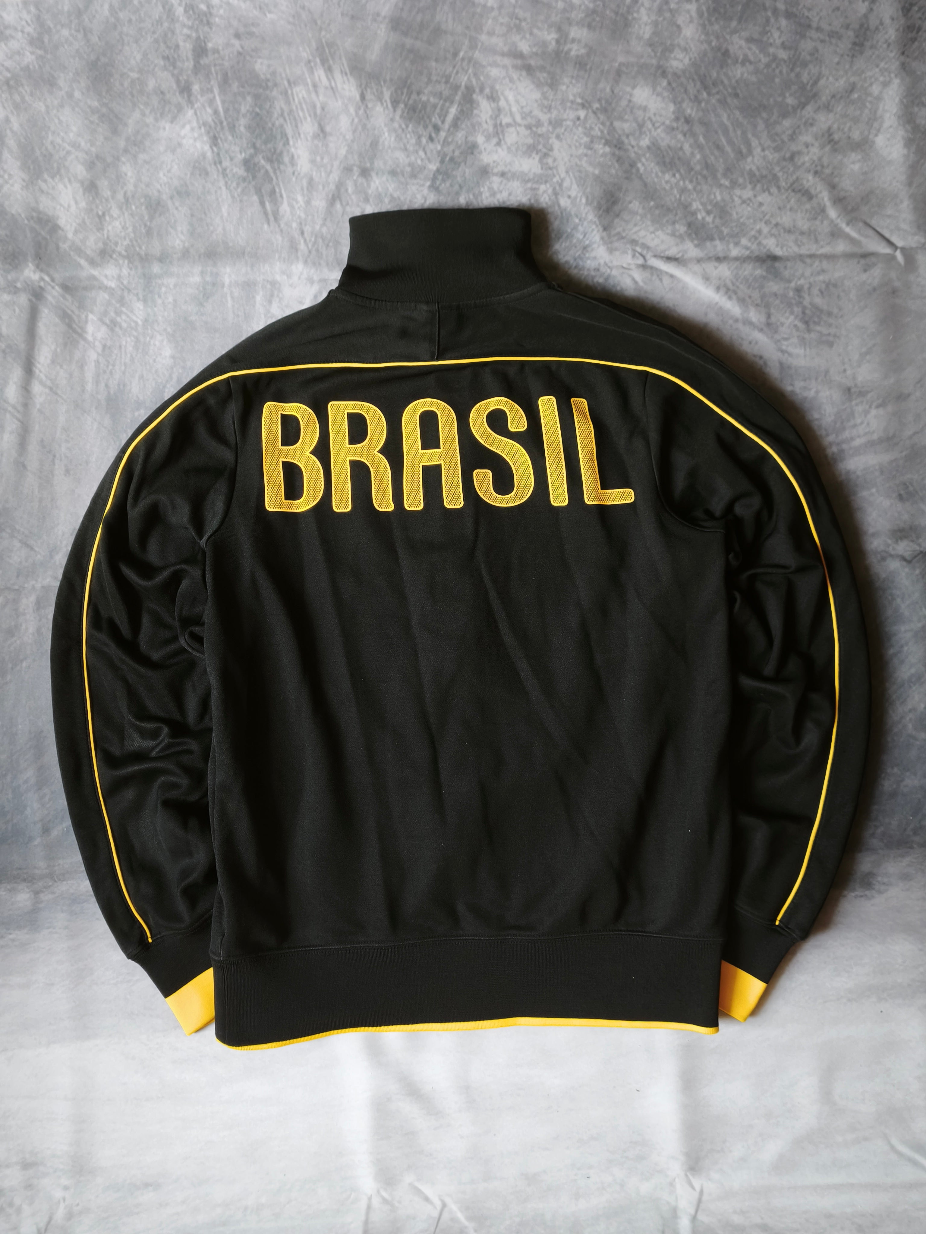 Giacca da tuta Nike x CBF Brasile Nera/Gialla Taglia S