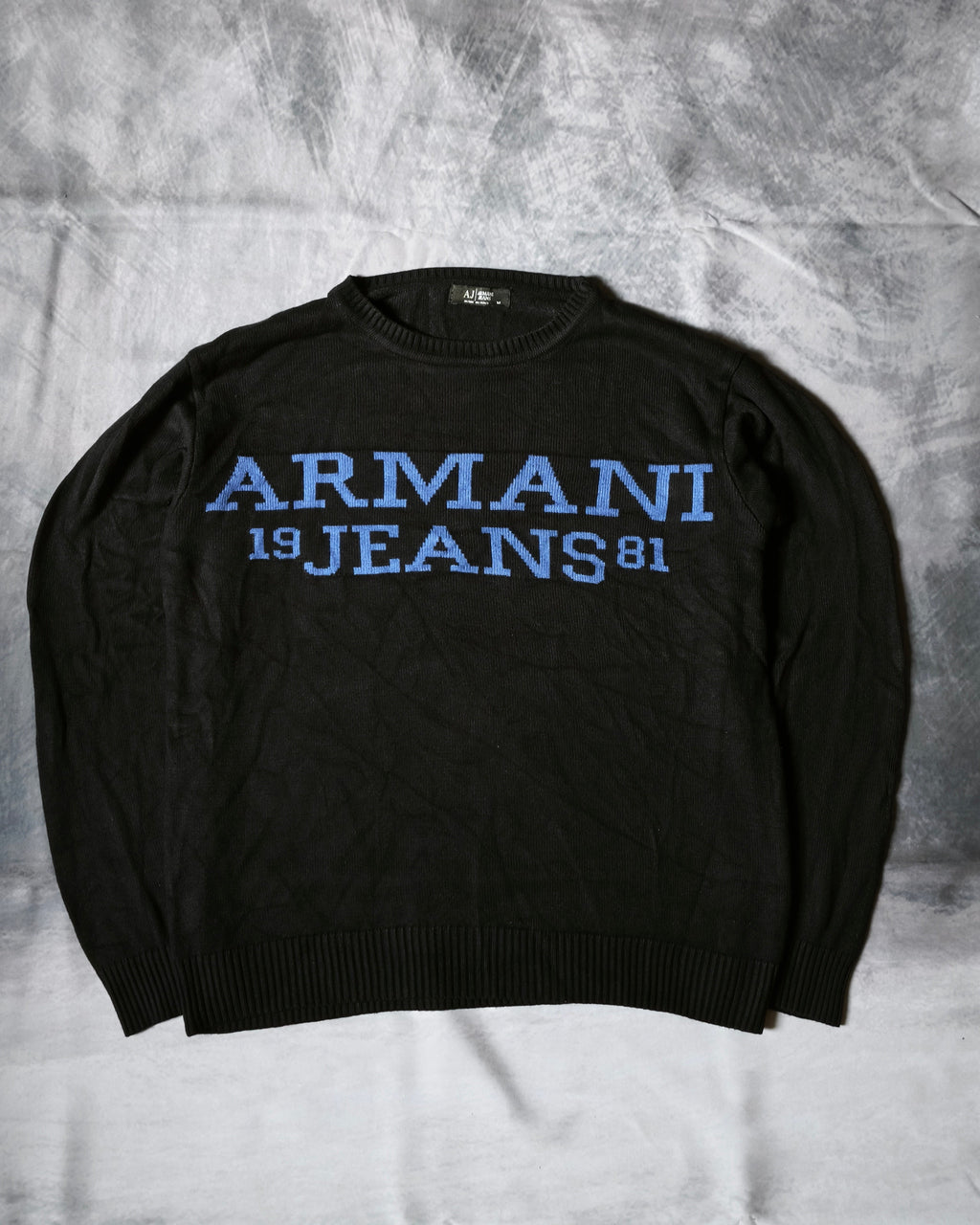 Maglione in maglia Armani Jeans nero taglia M