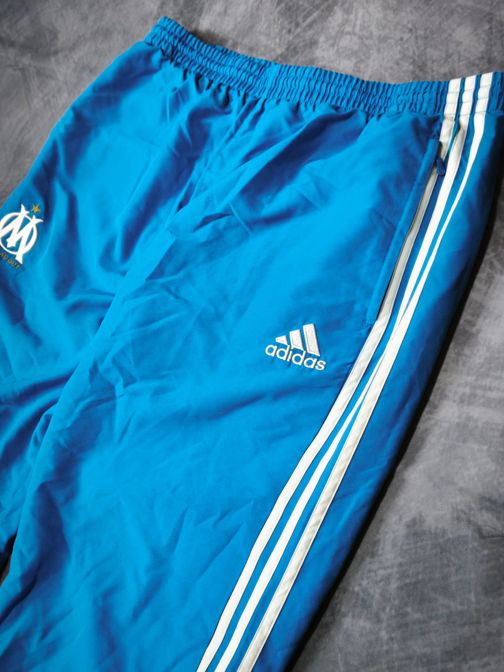 Tuta Adidas x Olympique de Marseille Azzurro Cielo/Bianco Taglia L