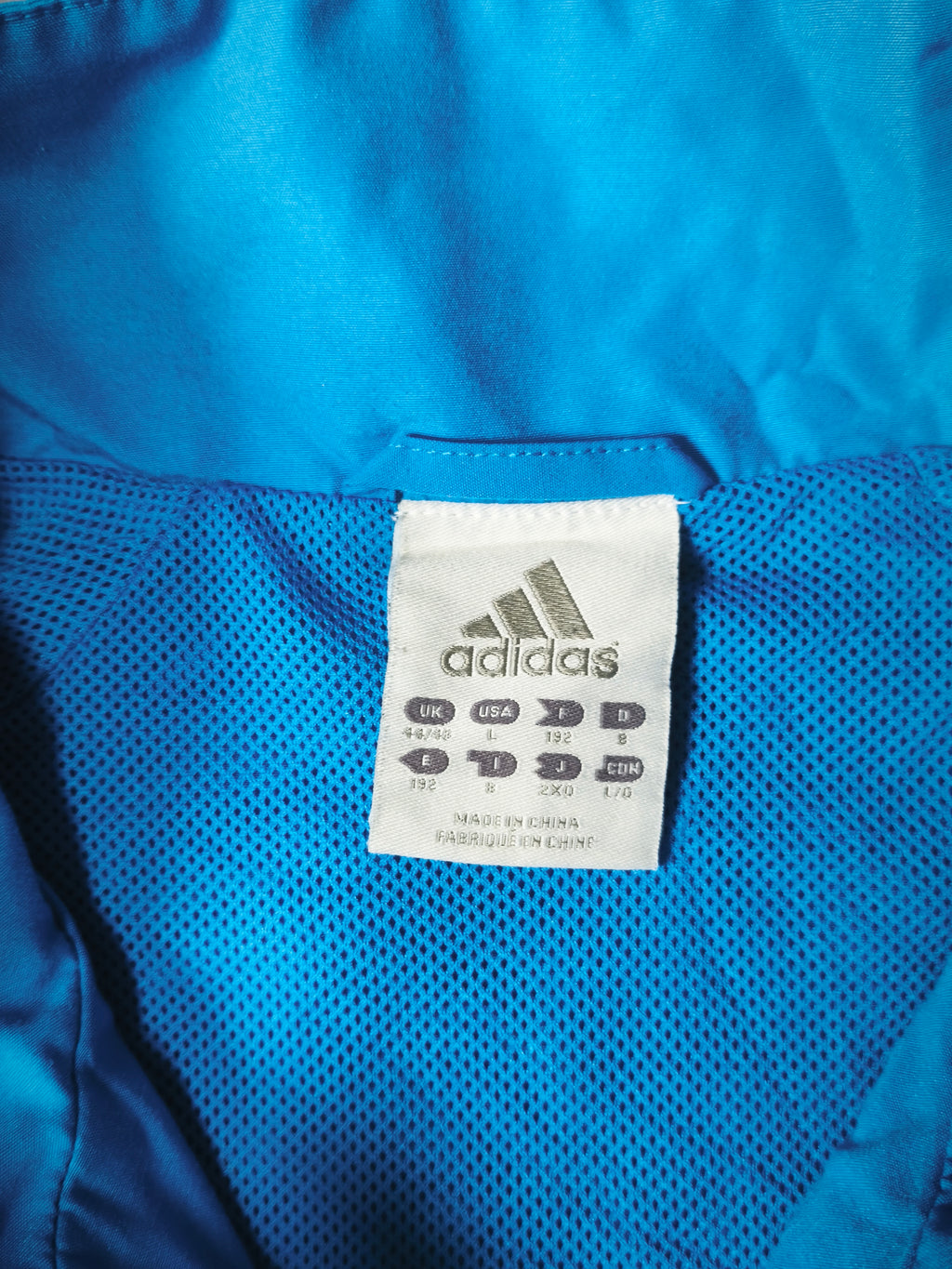 Tuta Adidas x Olympique de Marseille Azzurro Cielo/Bianco Taglia L
