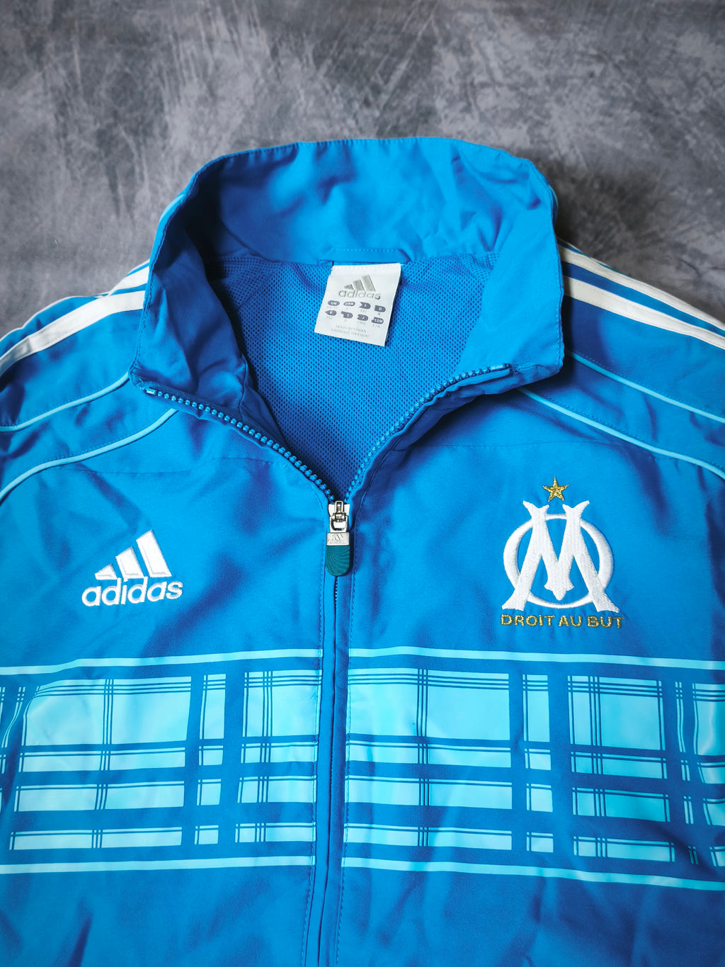 Tuta Adidas x Olympique de Marseille Azzurro Cielo/Bianco Taglia L