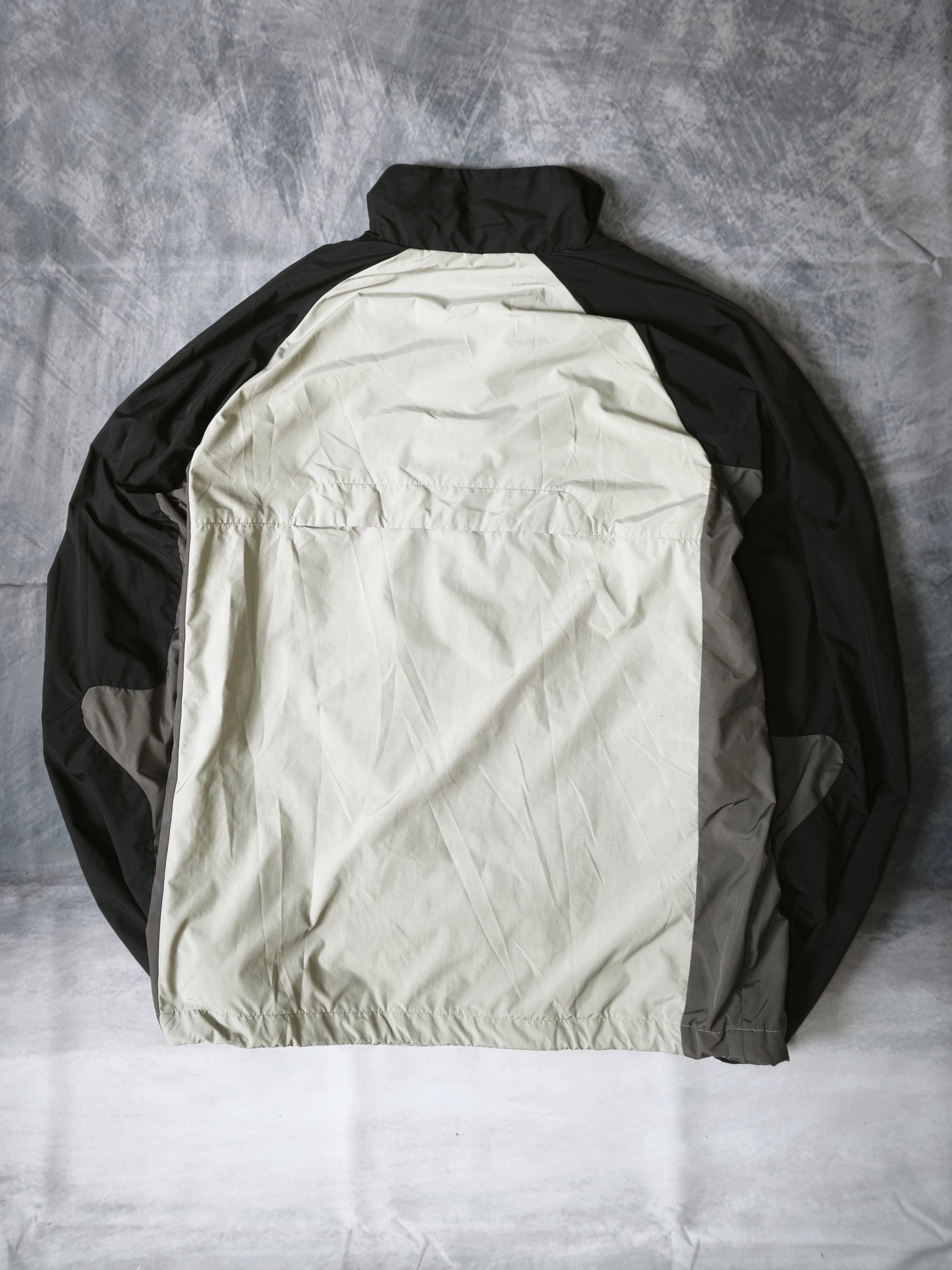 Nike Air Nylon Track Jacket Beige/Black Size S