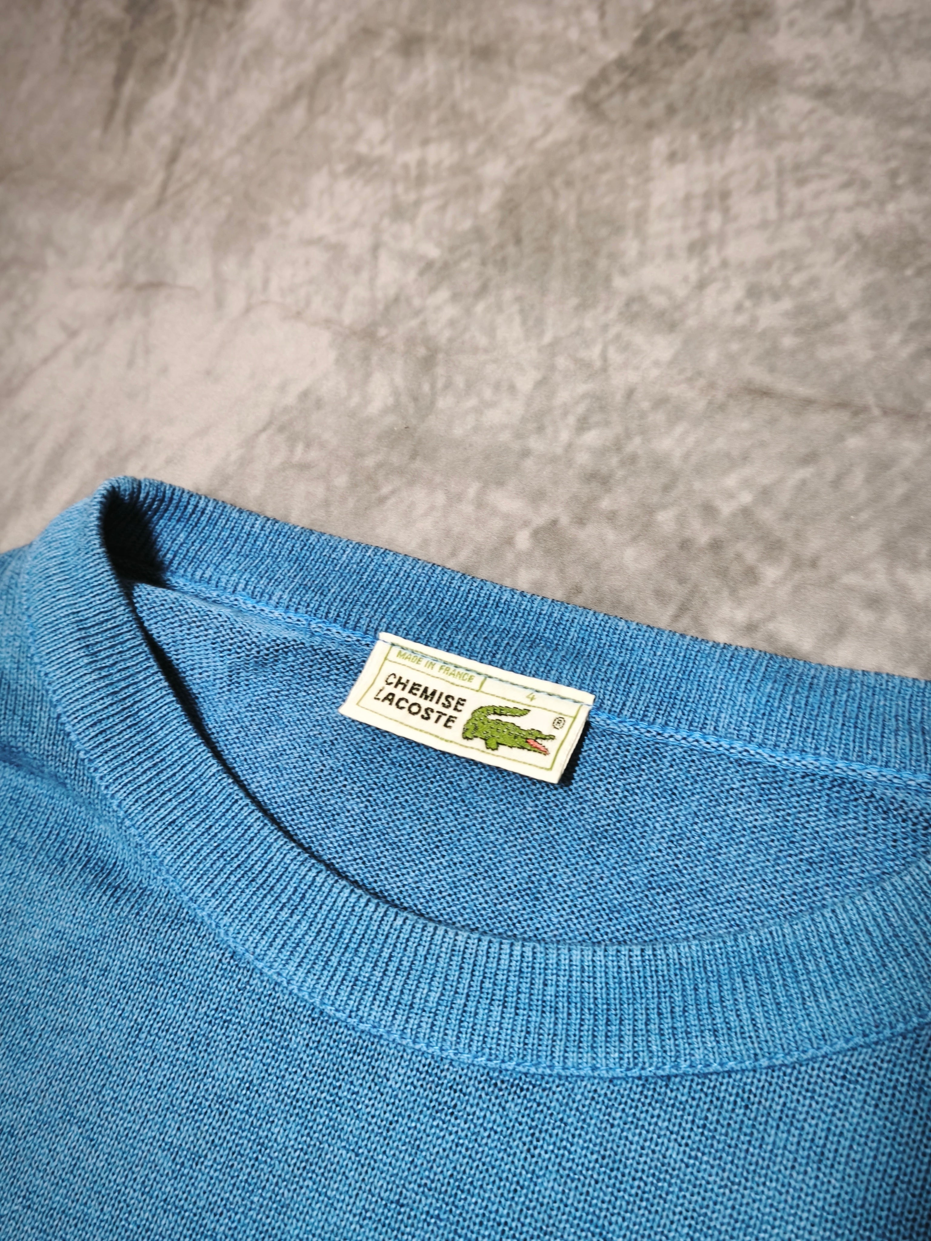 Lacoste Knitwear Sweater Babyblue Size M