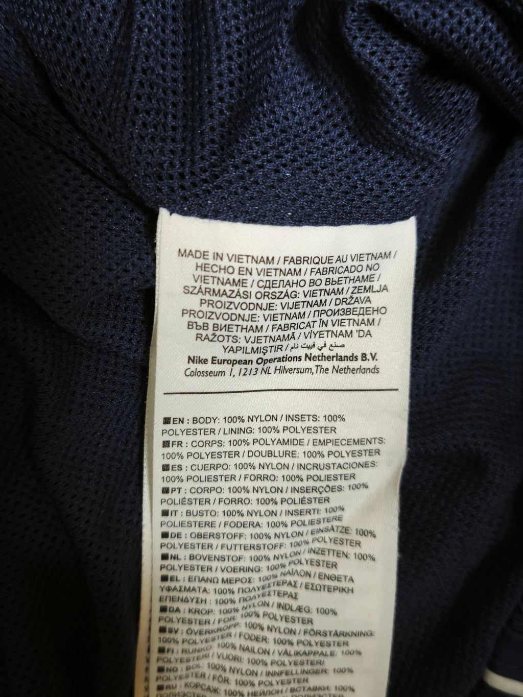 Nike Nylon Tracksuit Navyblue Size S