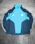 Adidas Olympique de Marseille Track Jacket Skyblue/Navy Size L