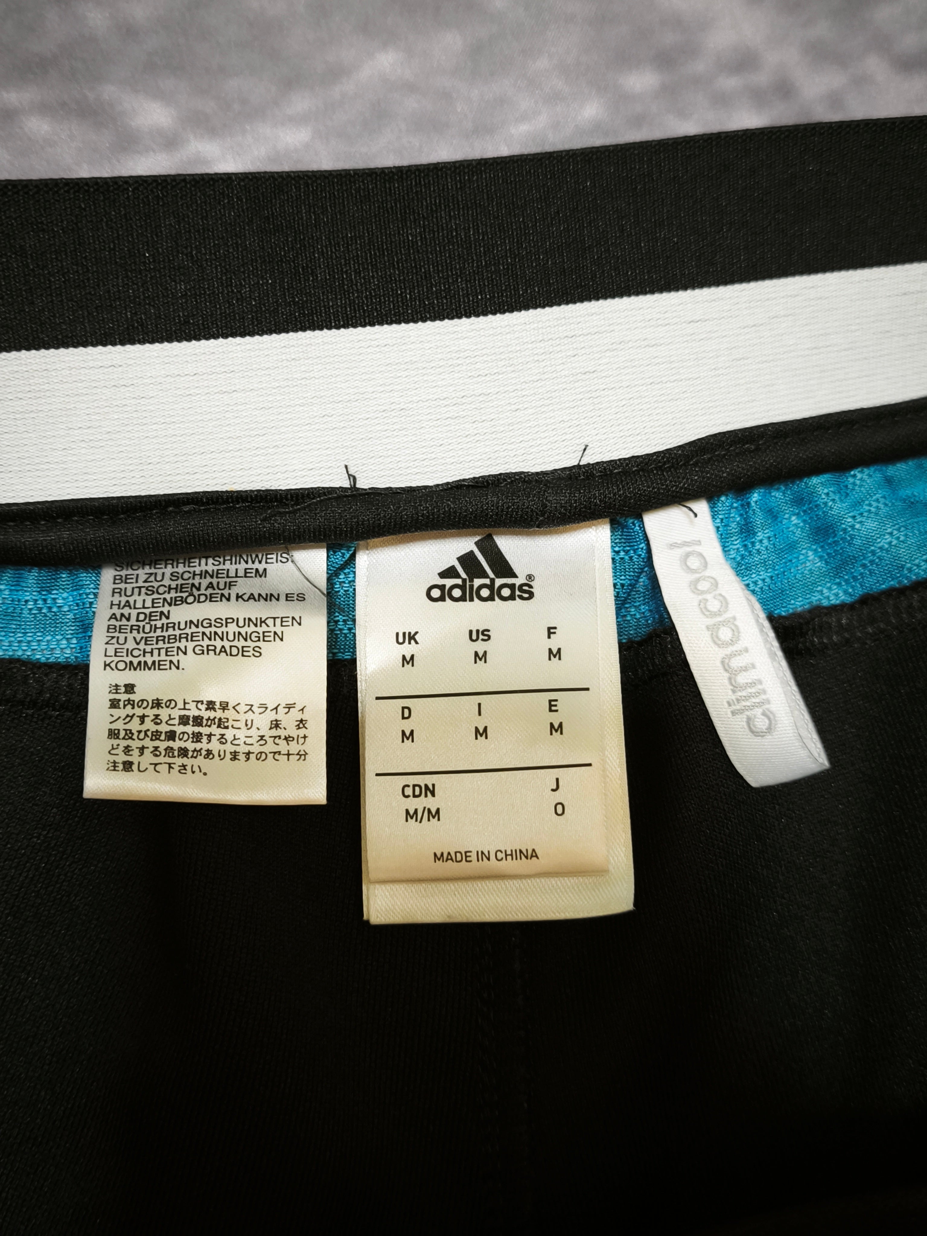 Adidas Olympique de Marseille Trackpants Black/Cyan 2015/16 Size M