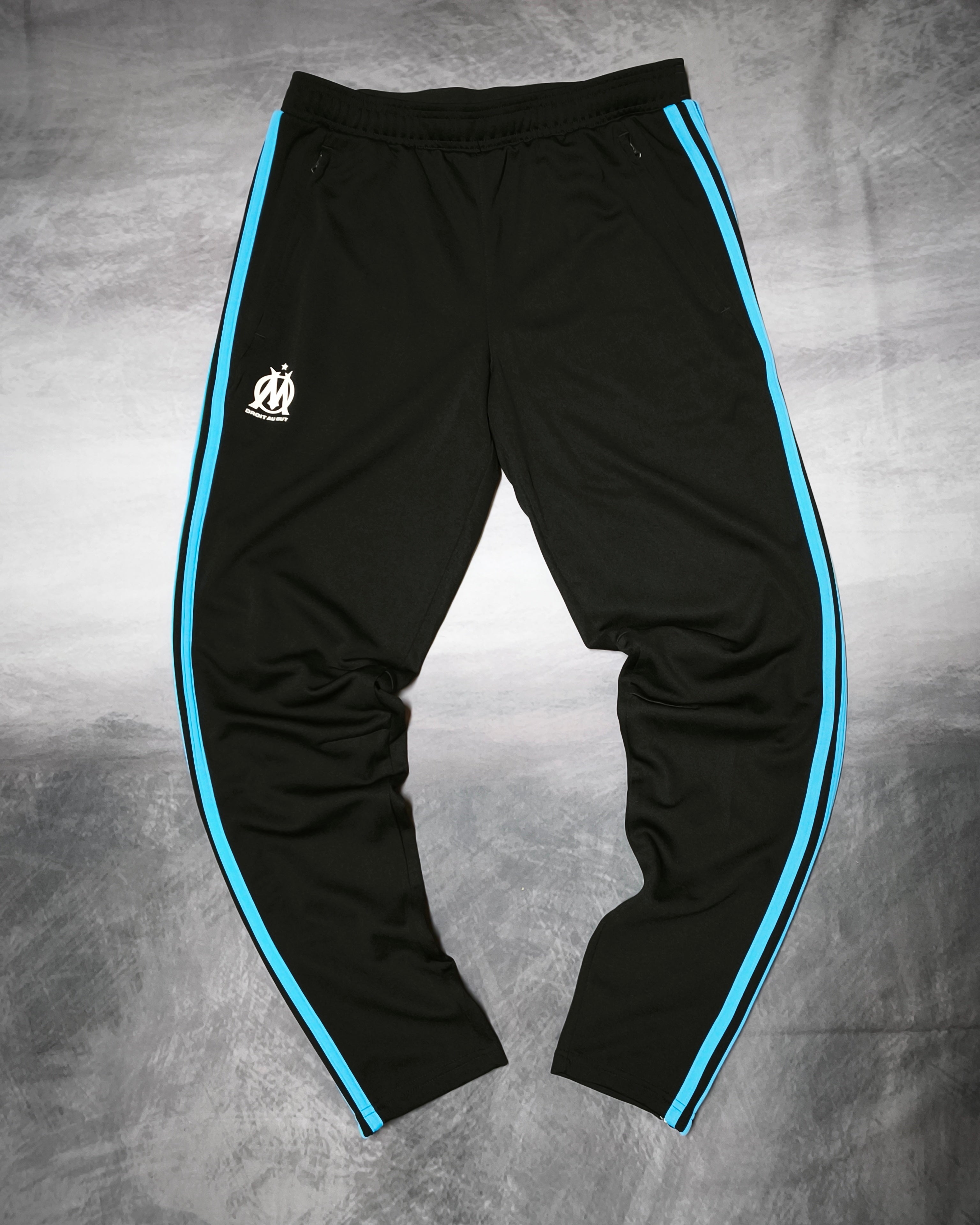 Adidas Olympique de Marseille Trackpants Black/Cyan 2015/16 Size M