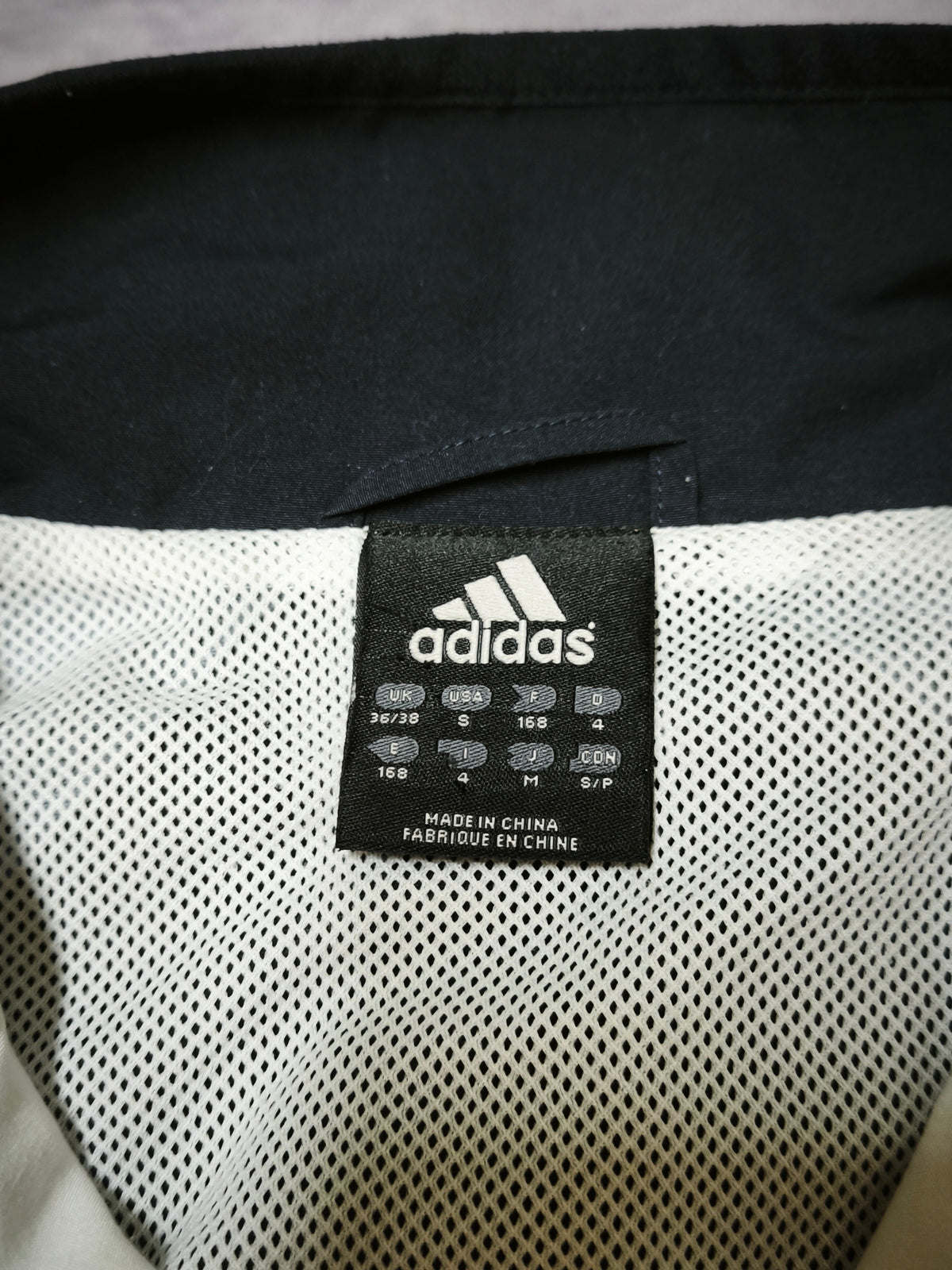 Adidas Olympique de Marseille Track Jacket White/Blue Size S