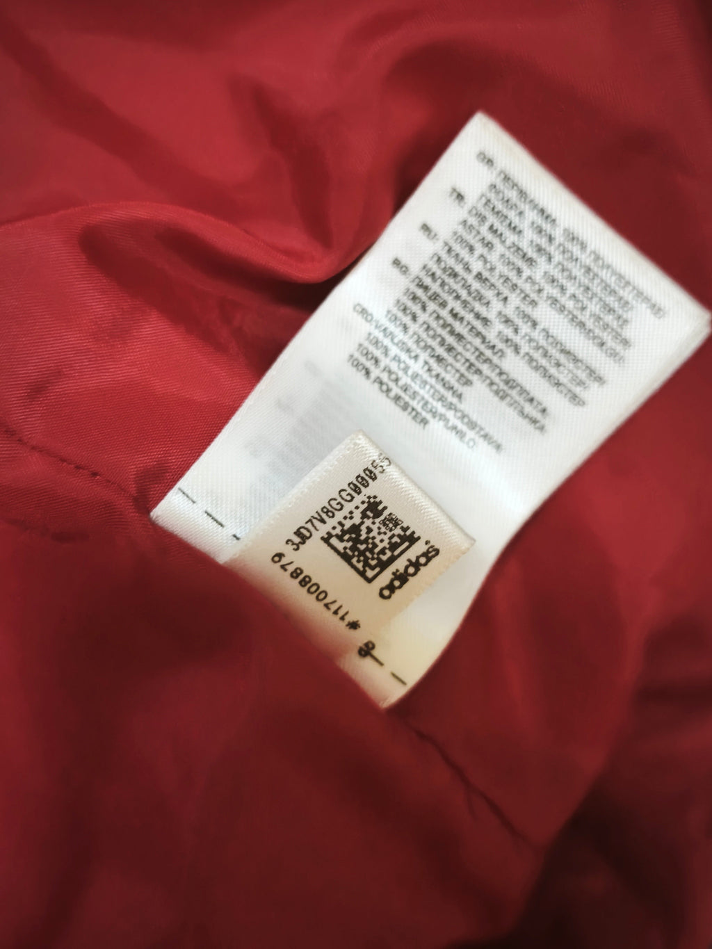 Adidas AC Milan Fly Emirates Winter Jacket Red Size M