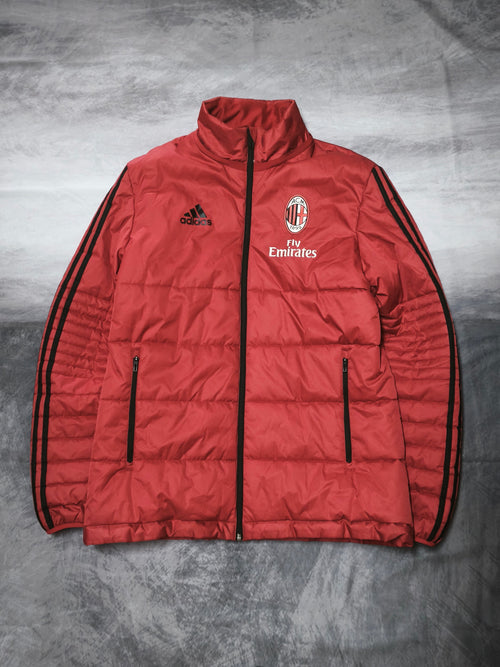 Adidas AC Milan Fly Emirates Winter Jacket Red Size M