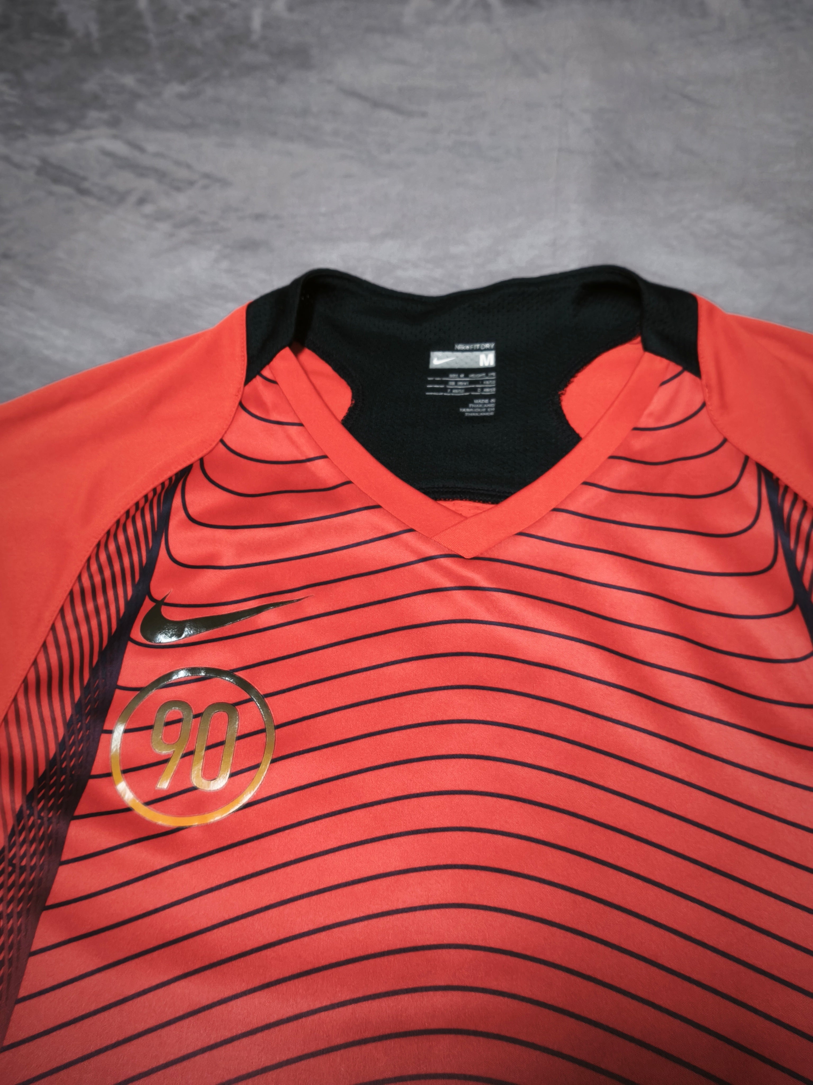 Nike T90 Jersey/Training Shirt Red/Black Size M