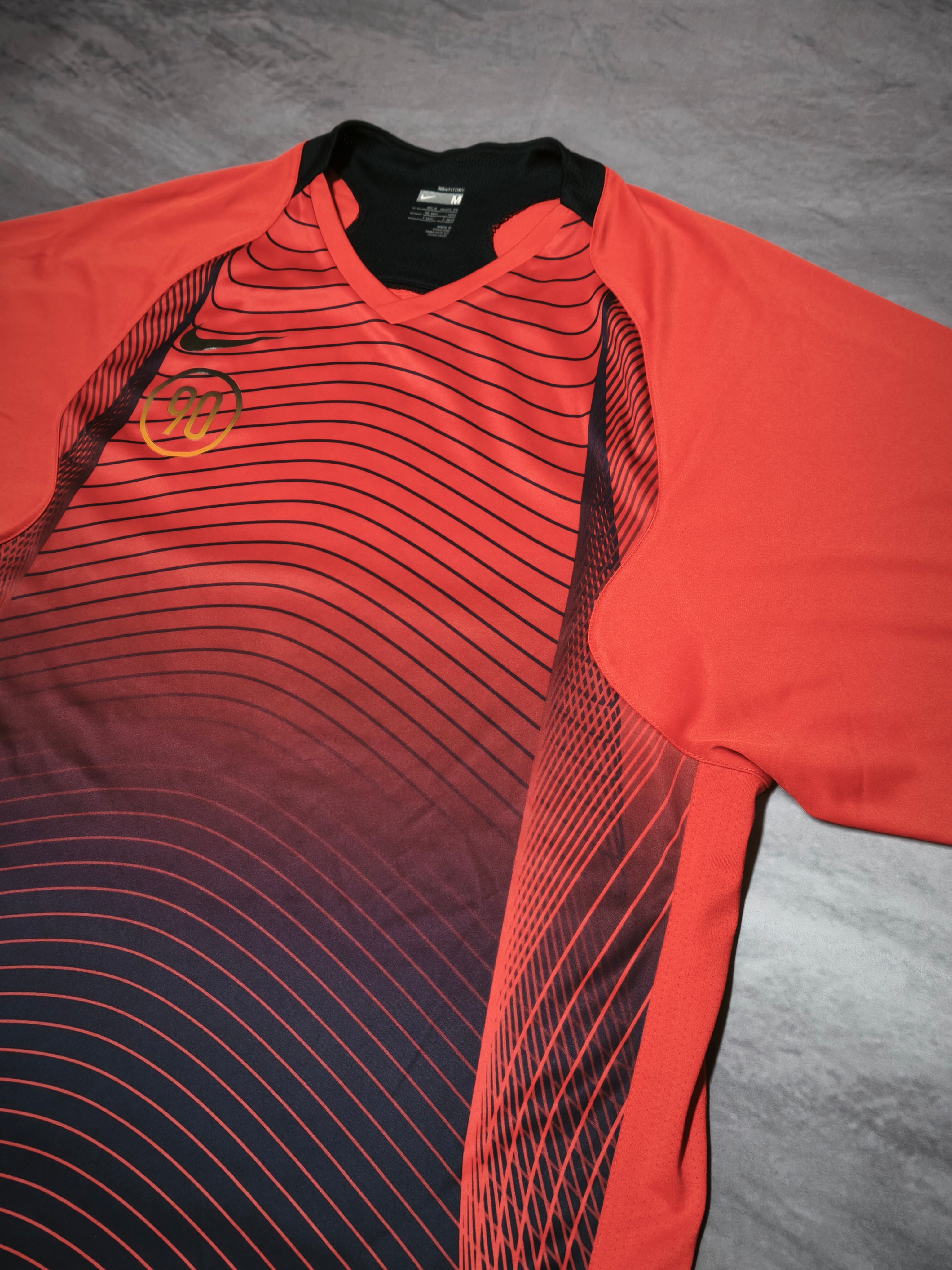 Nike T90 Jersey/Training Shirt Red/Black Size M