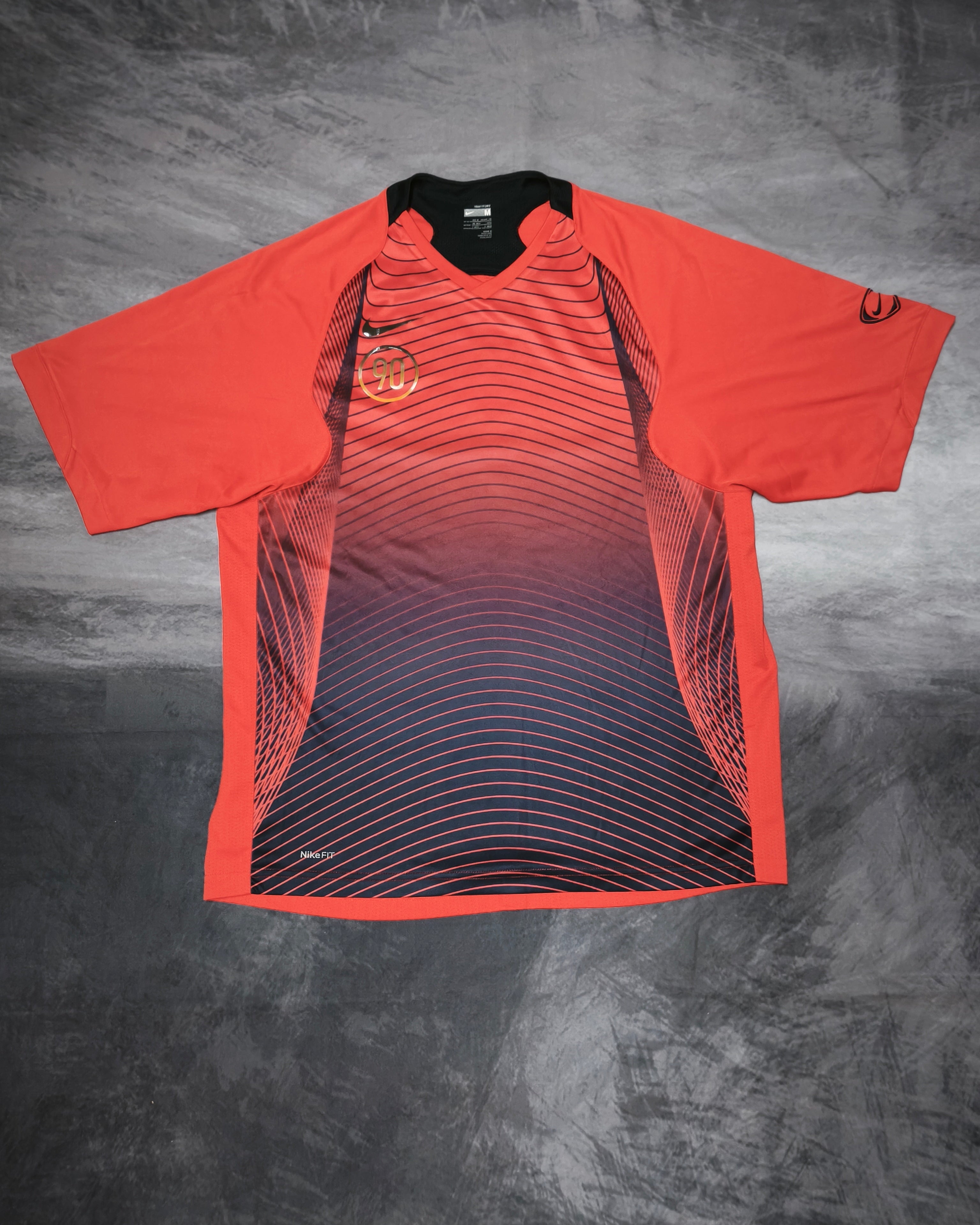 Nike T90 Jersey/Training Shirt Red/Black Size M