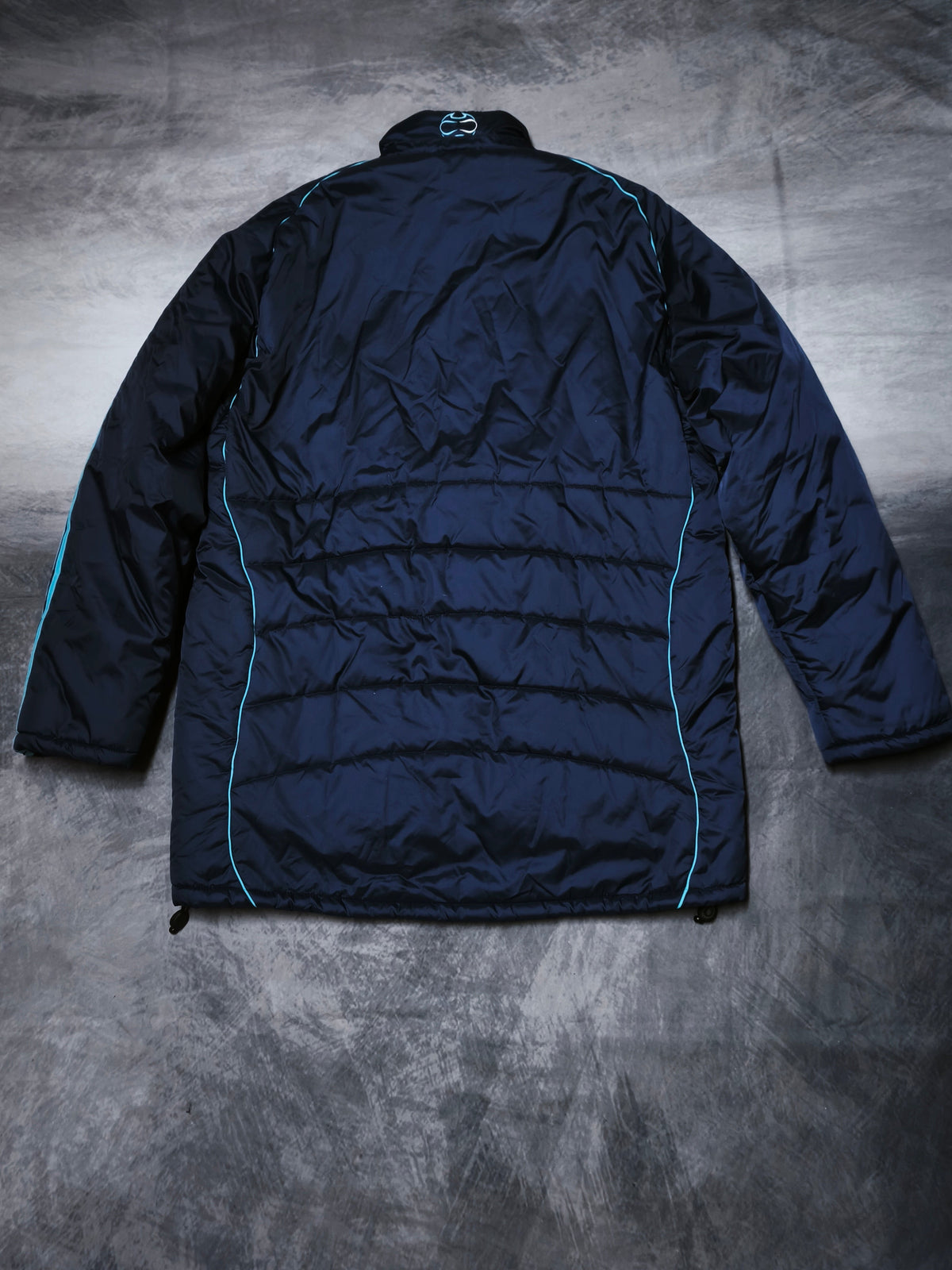 Adidas Olympique de Marseille Winter Coat Blue Size M