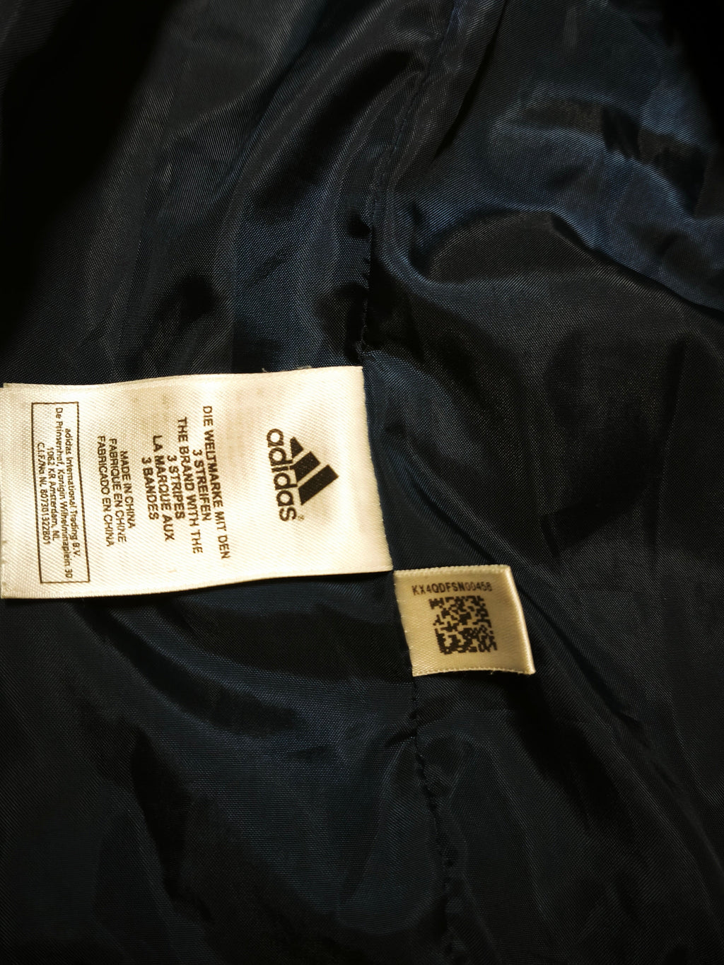 Adidas Olympique de Marseille Winter Coat Blue Size M