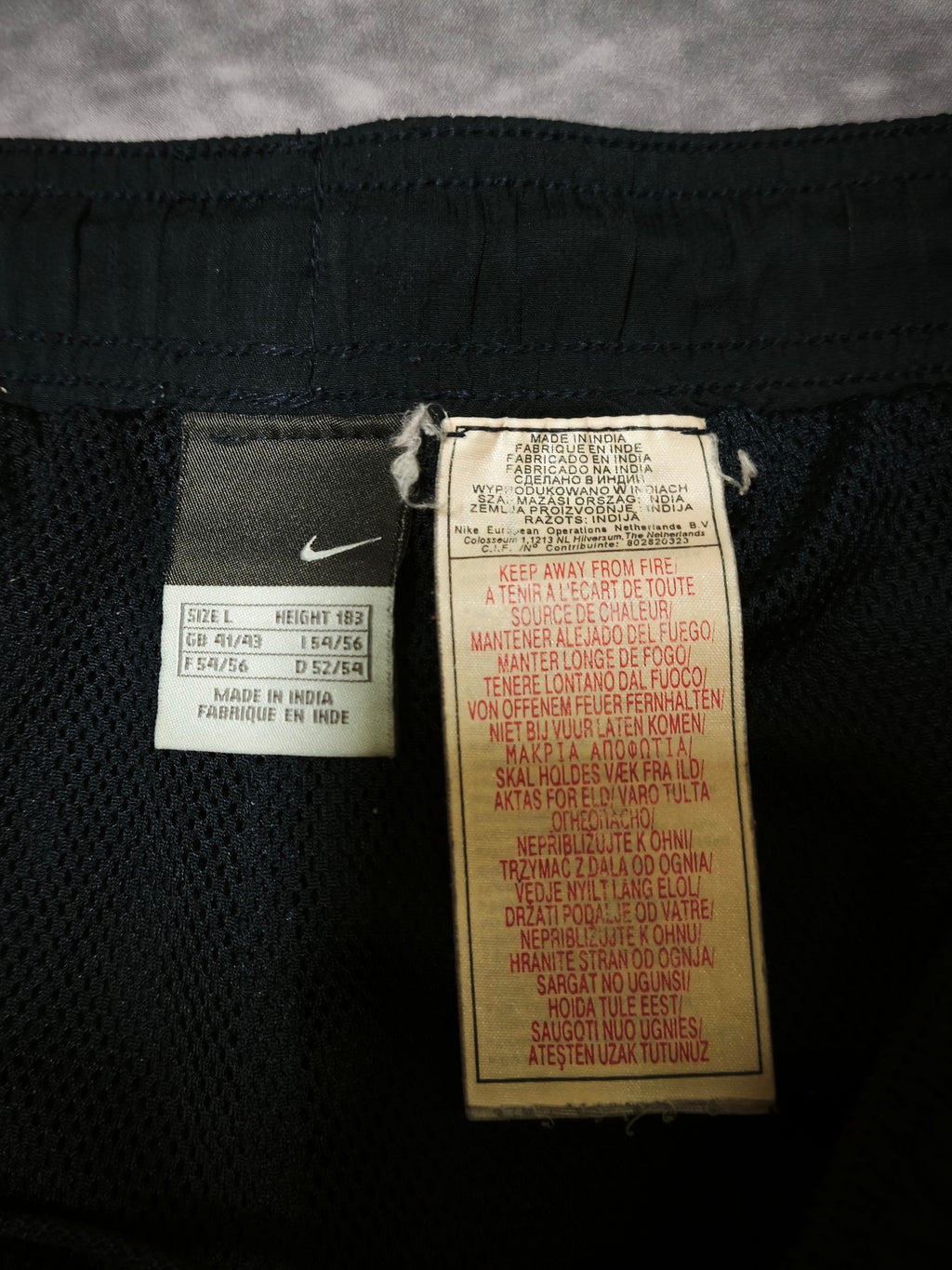 Nike Paris Saint Germain Tracksuit 2004 Thomson Era Black/Blue Size L