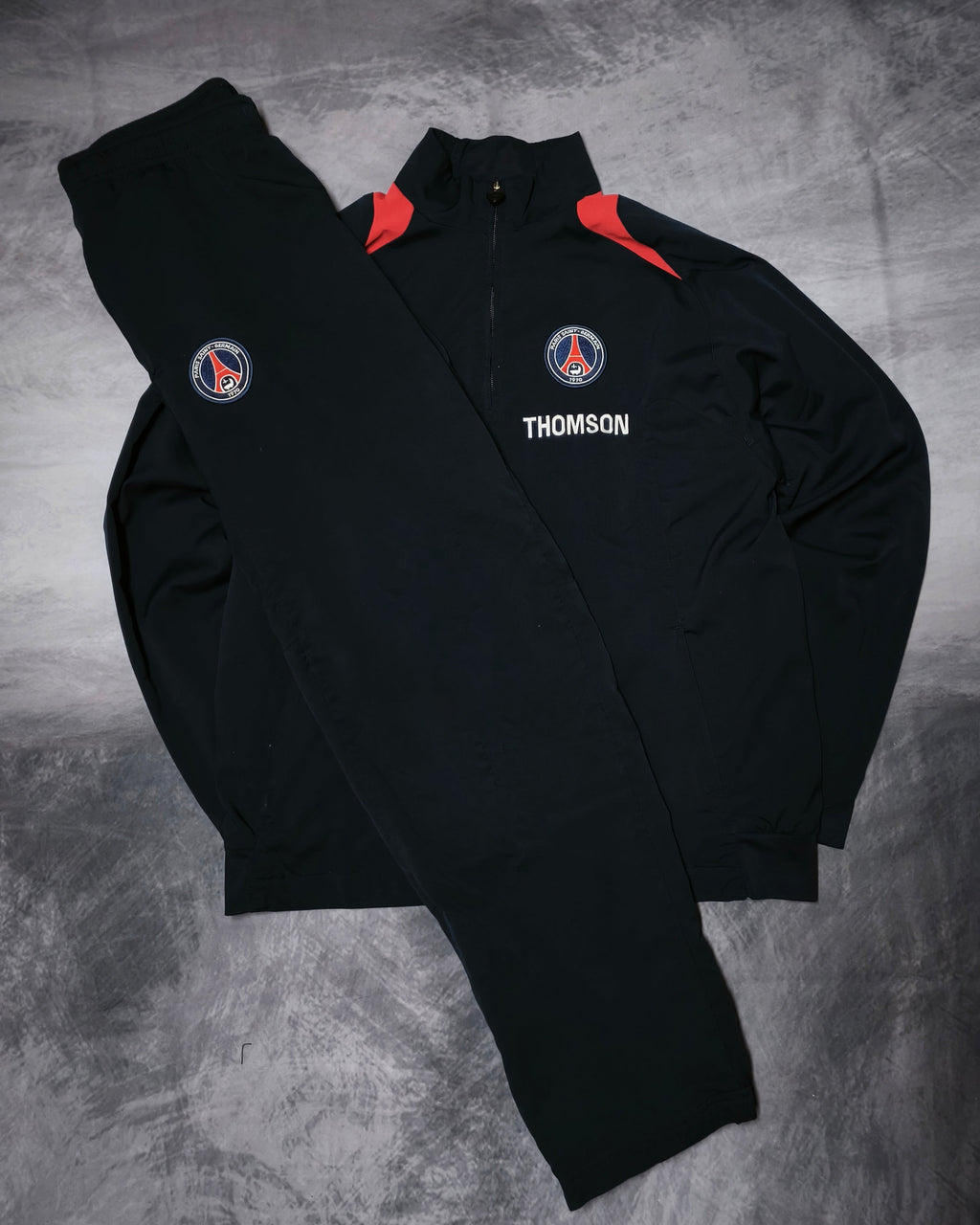 Nike Paris Saint Germain Tracksuit 2004 Thomson Era Black/Blue Size L