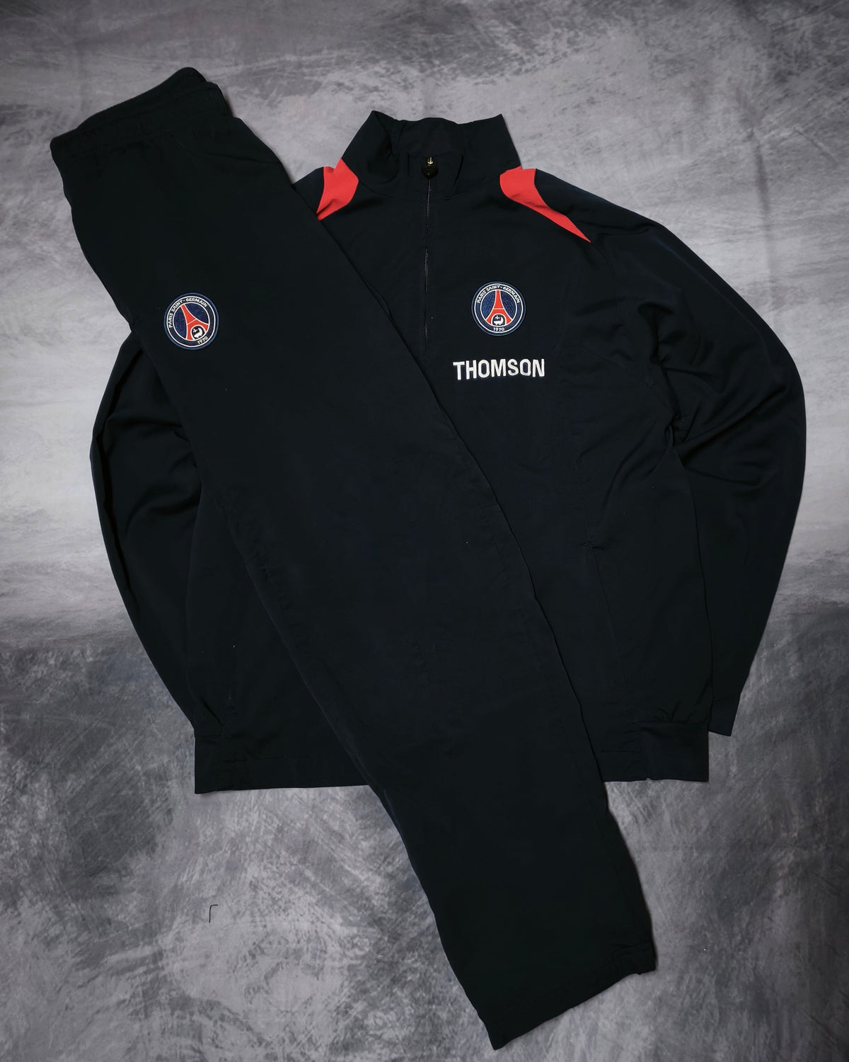 Nike Paris Saint Germain Tracksuit 2004 Thomson Era Black/Blue Size L