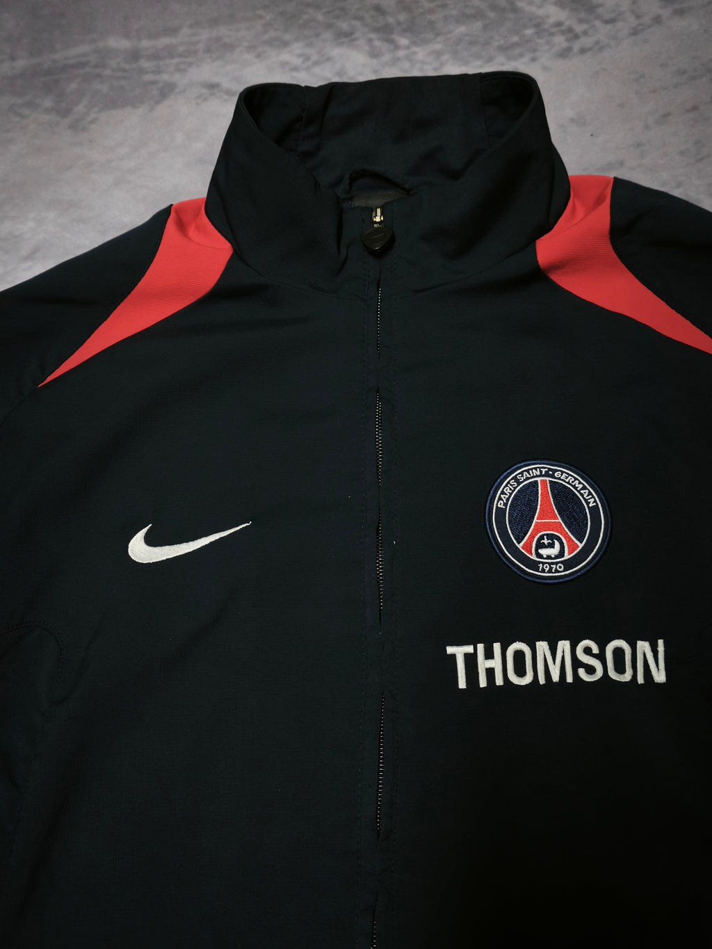 Nike Paris Saint Germain Tracksuit 2004 Thomson Era Black/Blue Size L