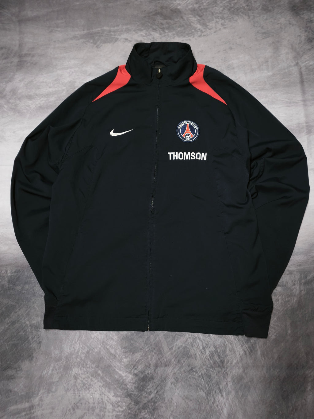 Nike Paris Saint Germain Tracksuit 2004 Thomson Era Black/Blue Size L
