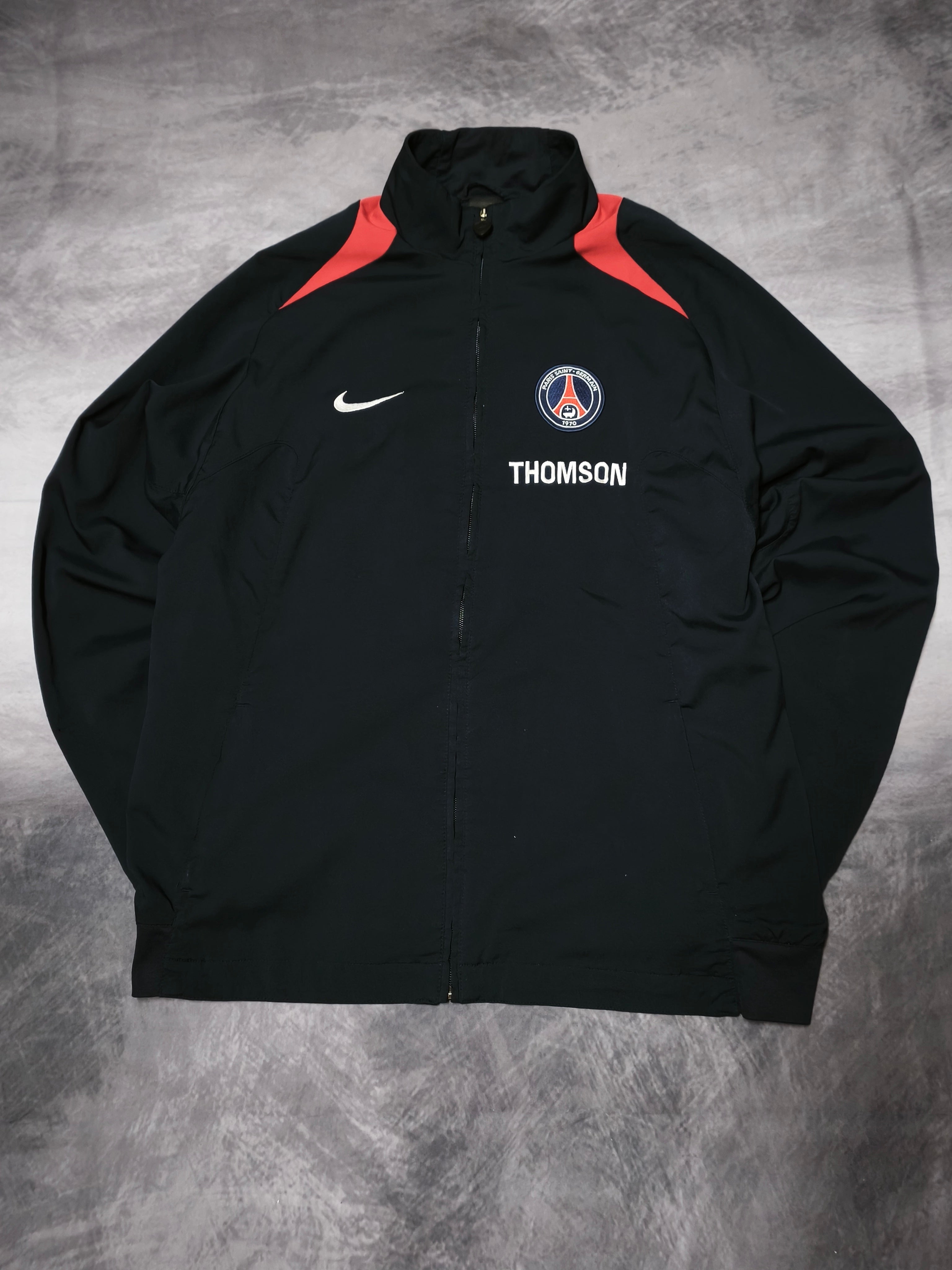 Nike Paris Saint Germain Tracksuit 2004 Thomson Era Black/Blue Size L