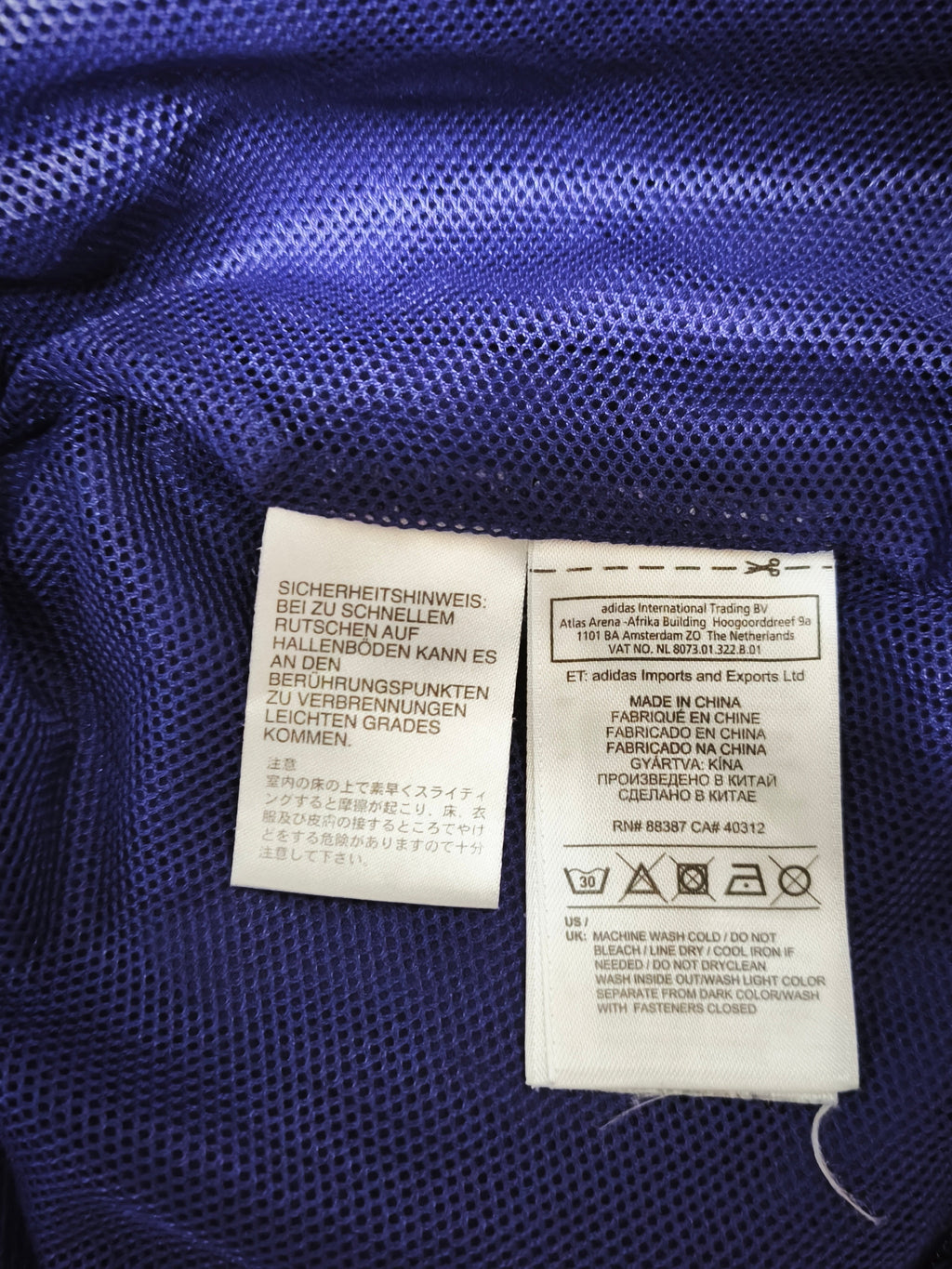 Adidas RSC Anderlecht Tracksuit Purple Size M