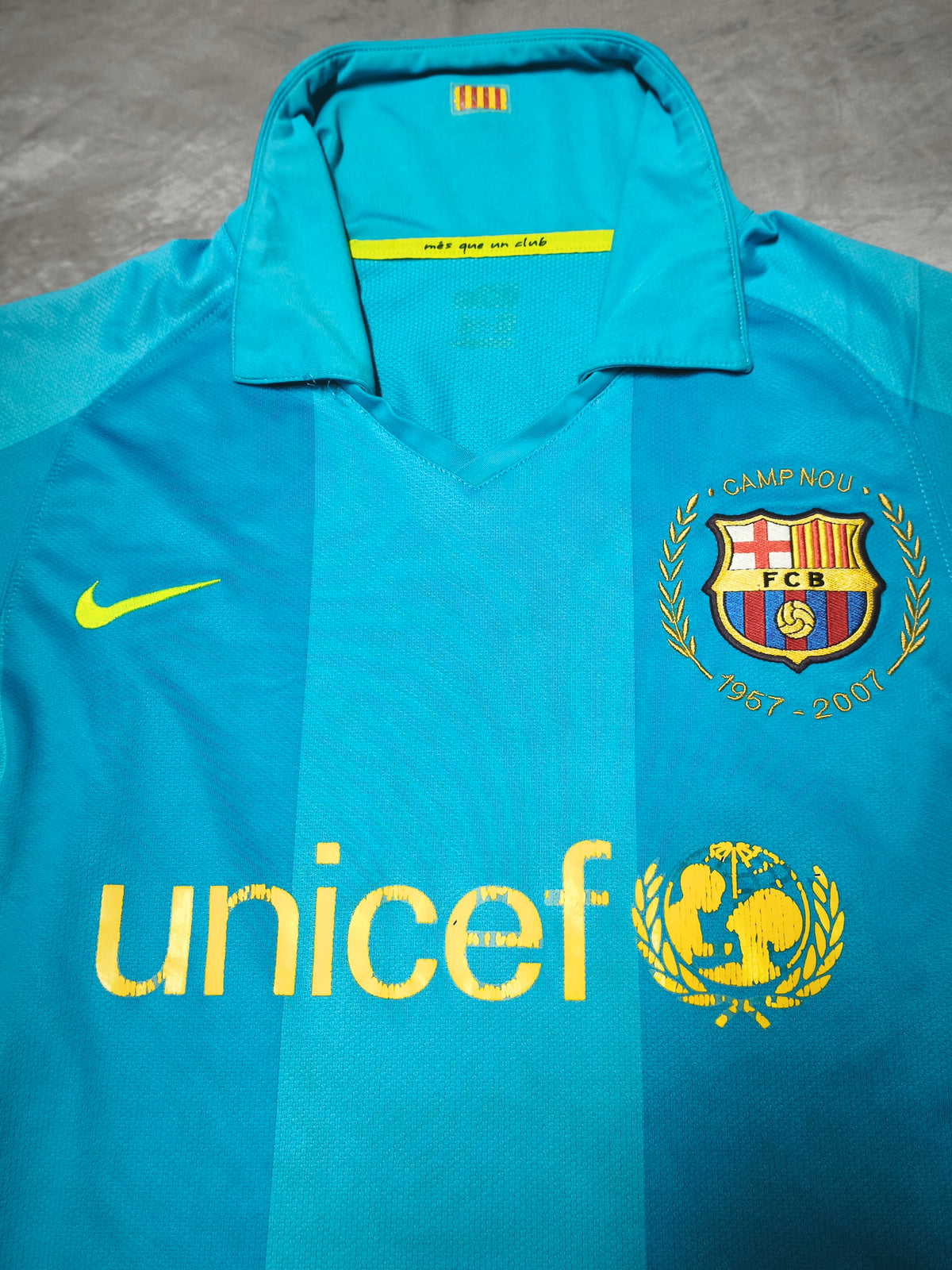 Nike FC Barcelona Camp Nou 50th Turquoise Size L