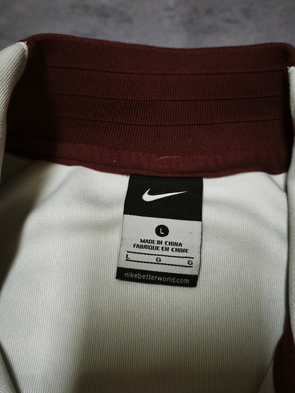 Nike AS Roma Trackjacket White/Red Size L