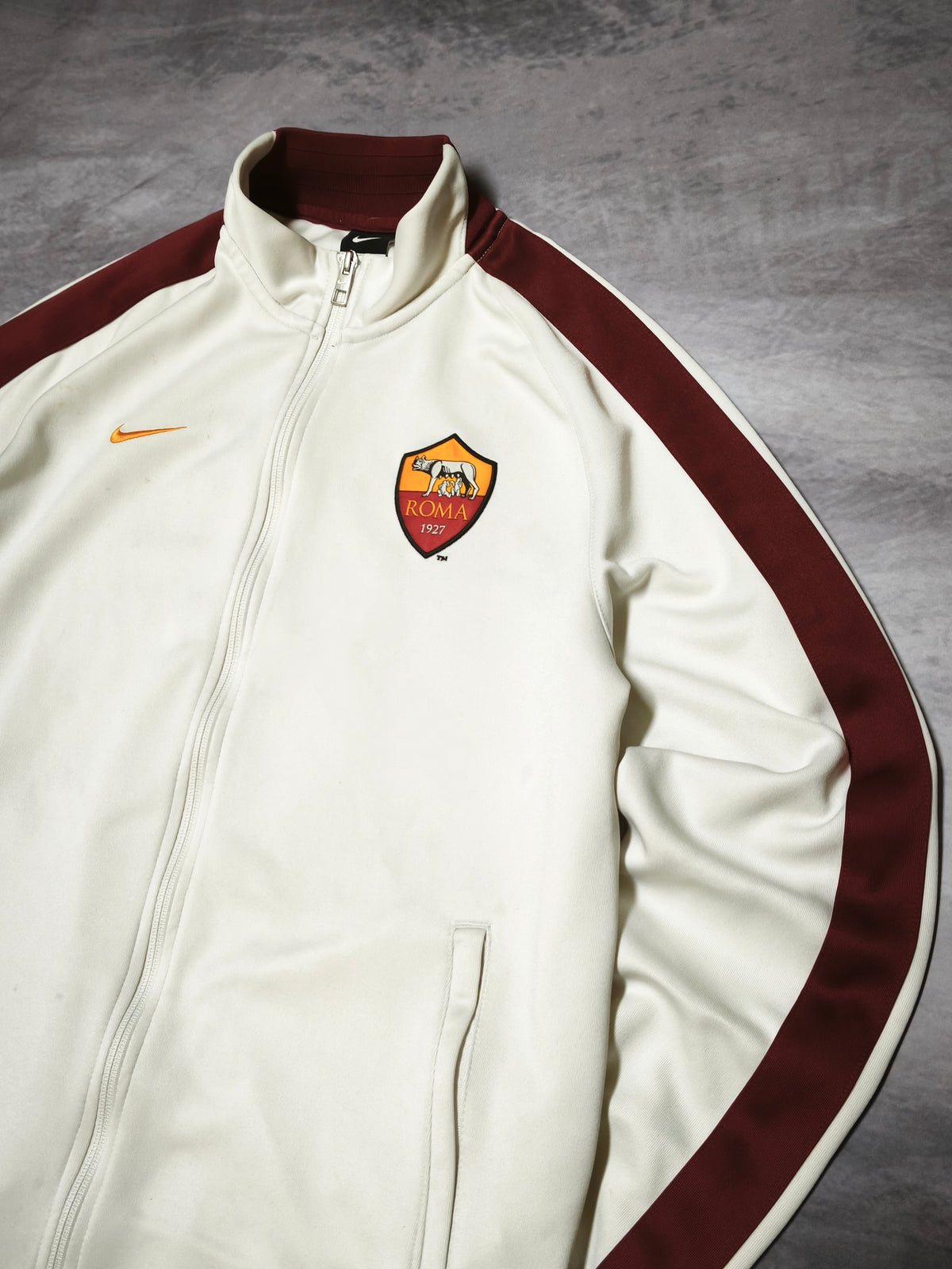 Nike AS Roma Trackjacket White/Red Size L