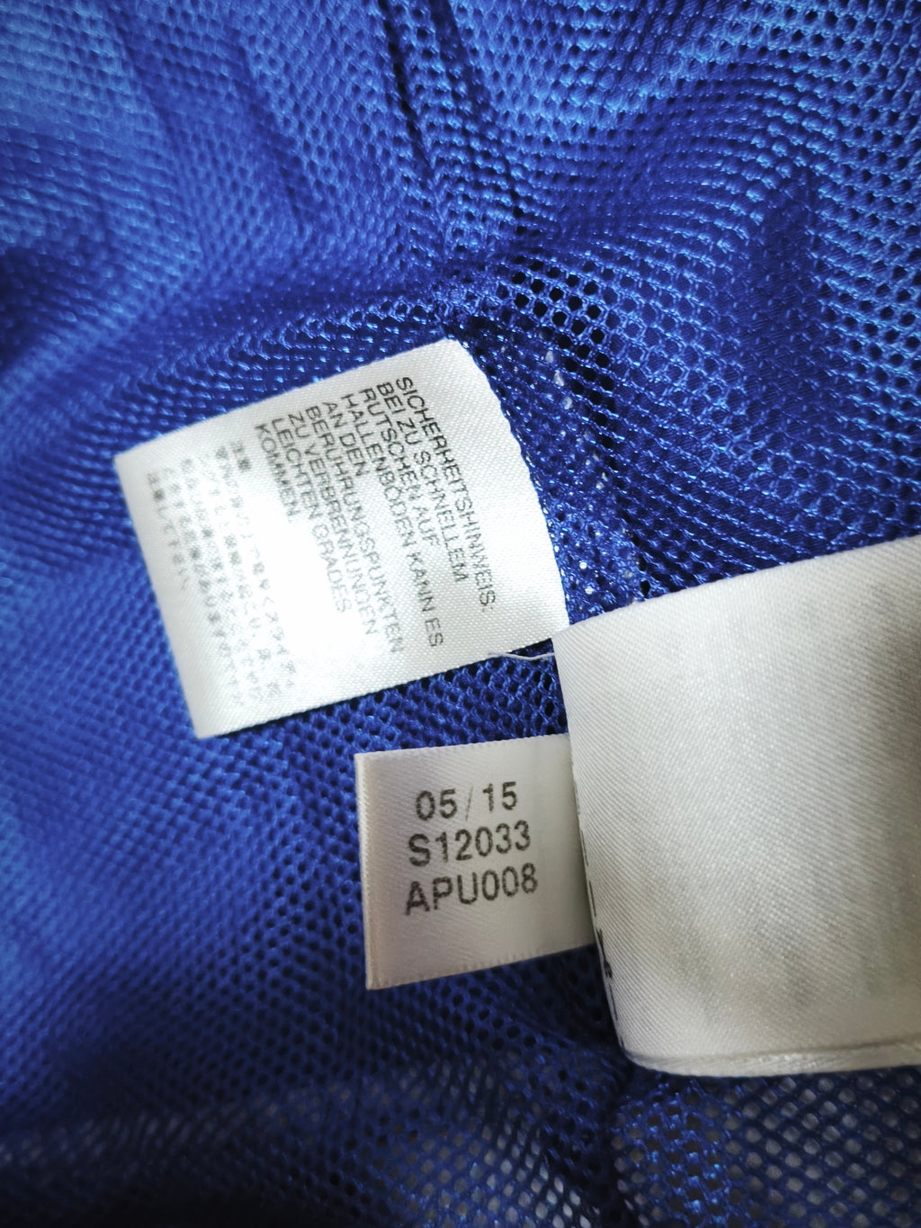 Adidas Chelsea Track Jacket Blue/White Size S