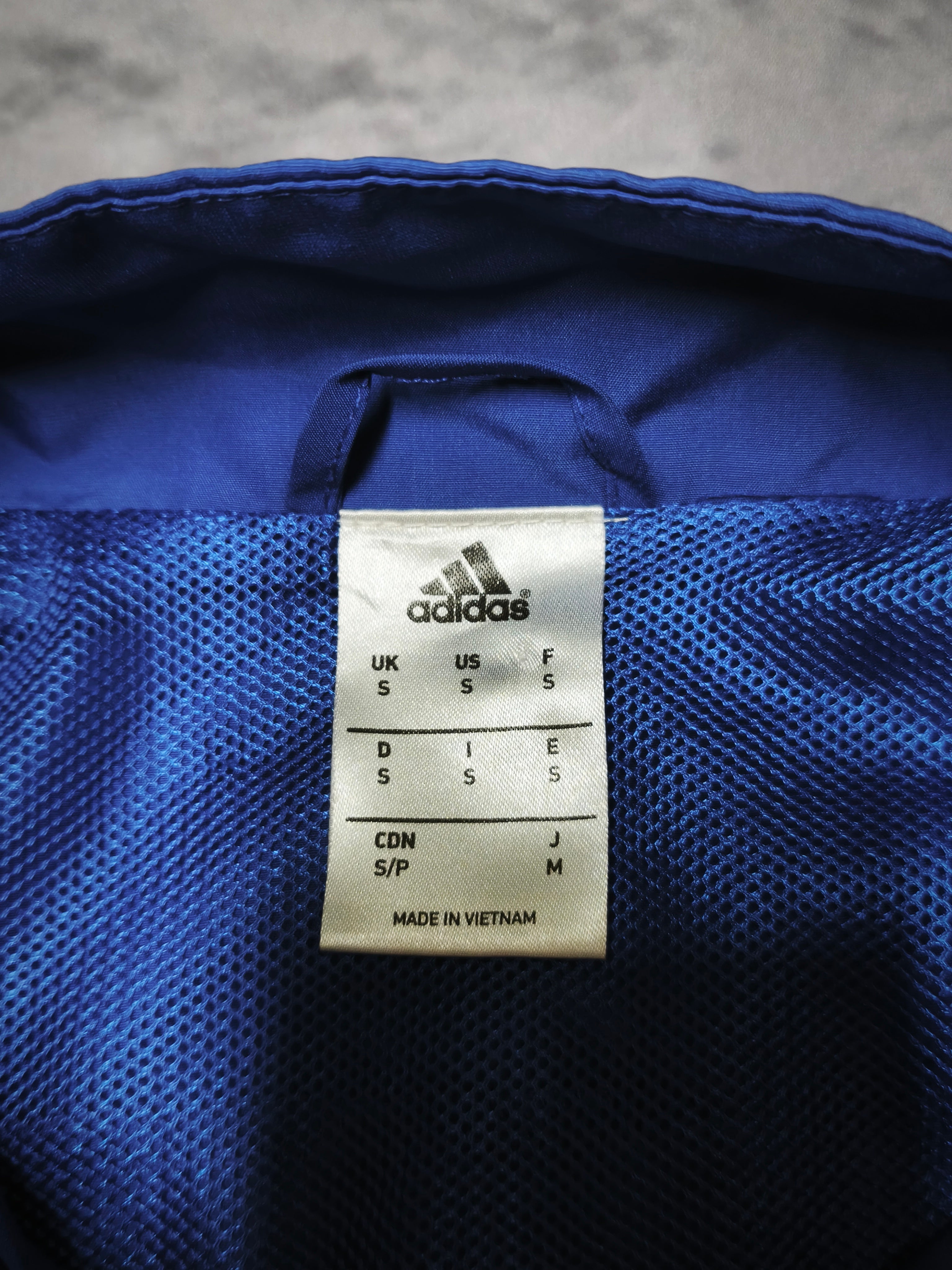 Adidas Chelsea Track Jacket Blue/White Size S
