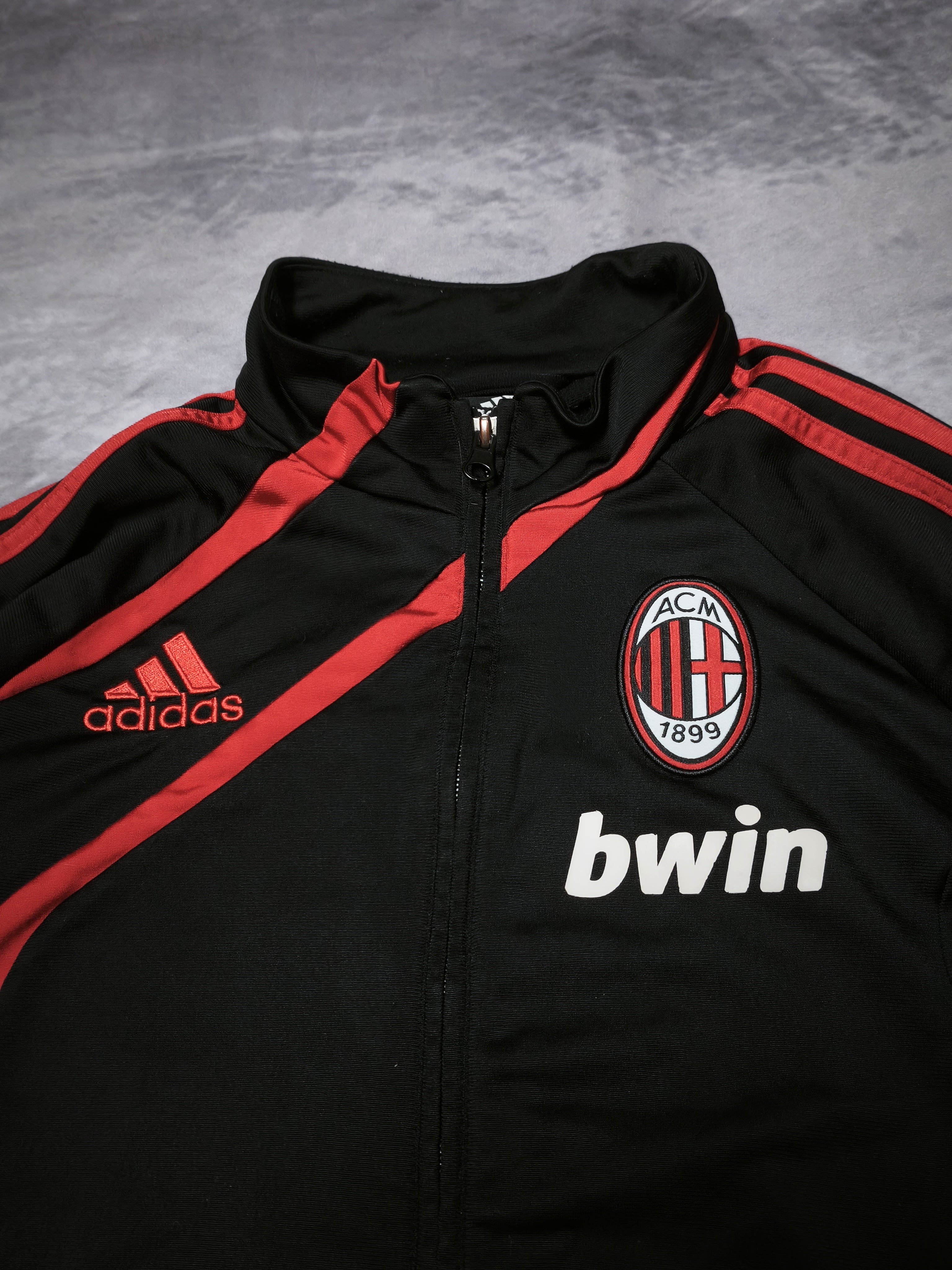 Adidas AC Milan Tracksuit Bwin 2009 Red/Black Size S