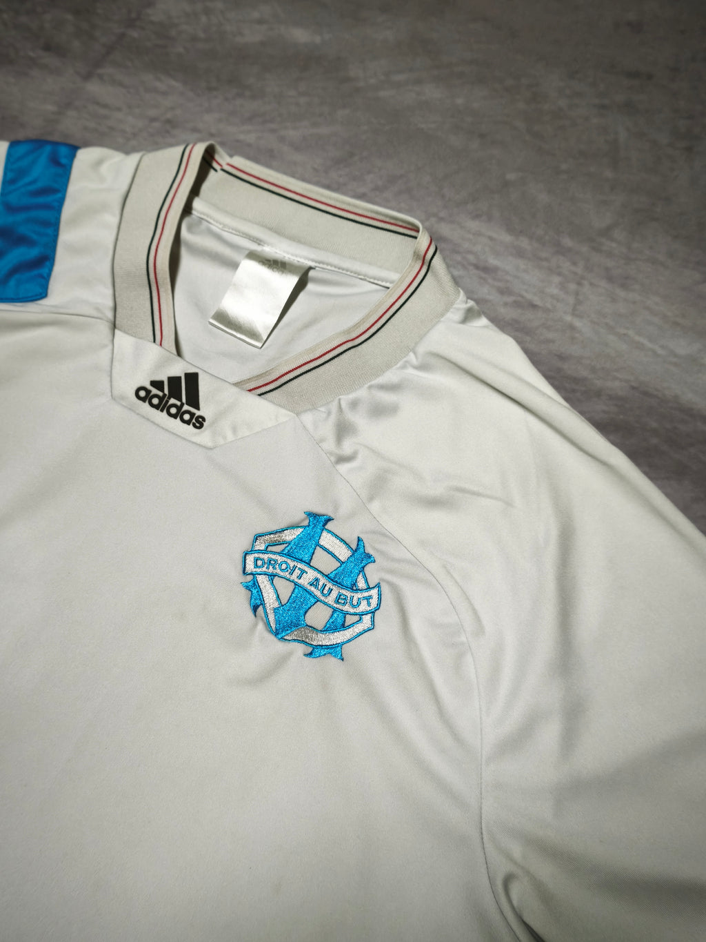 Adidas Olympique de Marseille Jersey White/Blue Size L