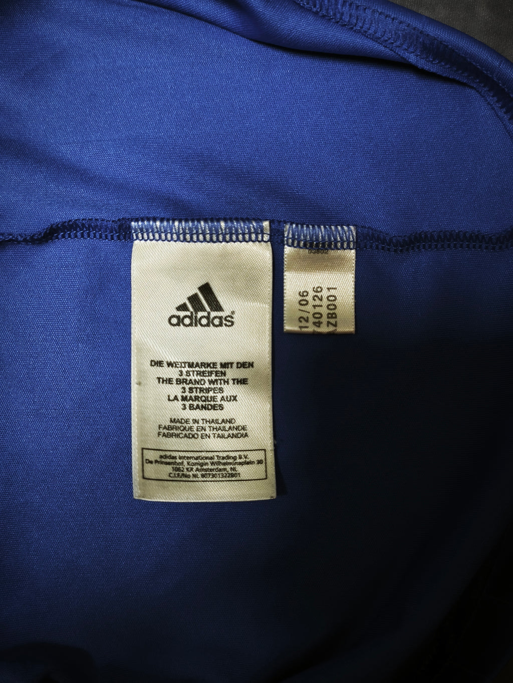 Adidas FFF Jersey Zidane Era Blue Size L