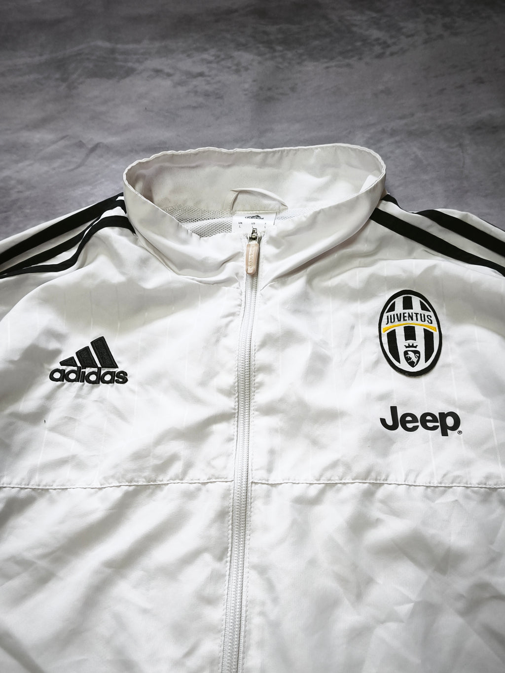 Adidas Juventus Turin Track Jacket White/Black Size L