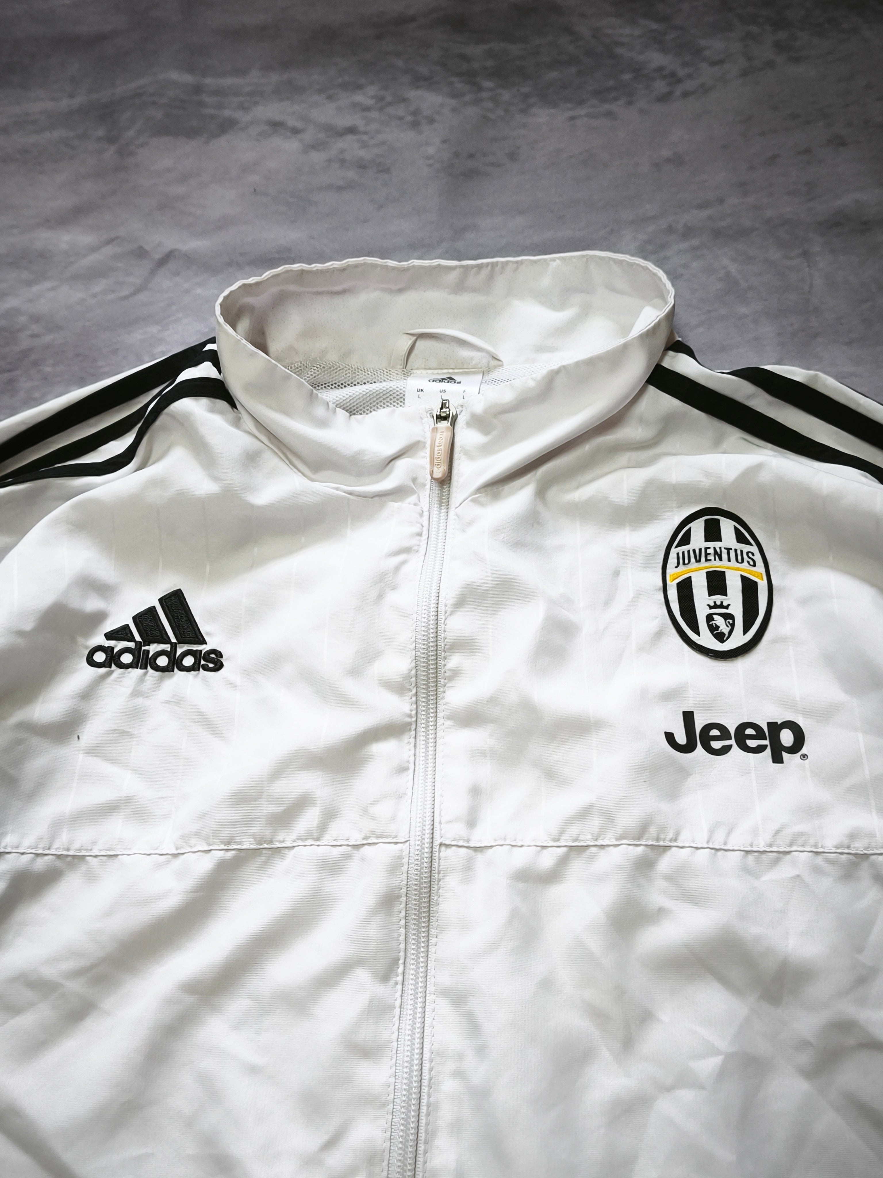 Adidas Juventus Turin Track Jacket White/Black Size L