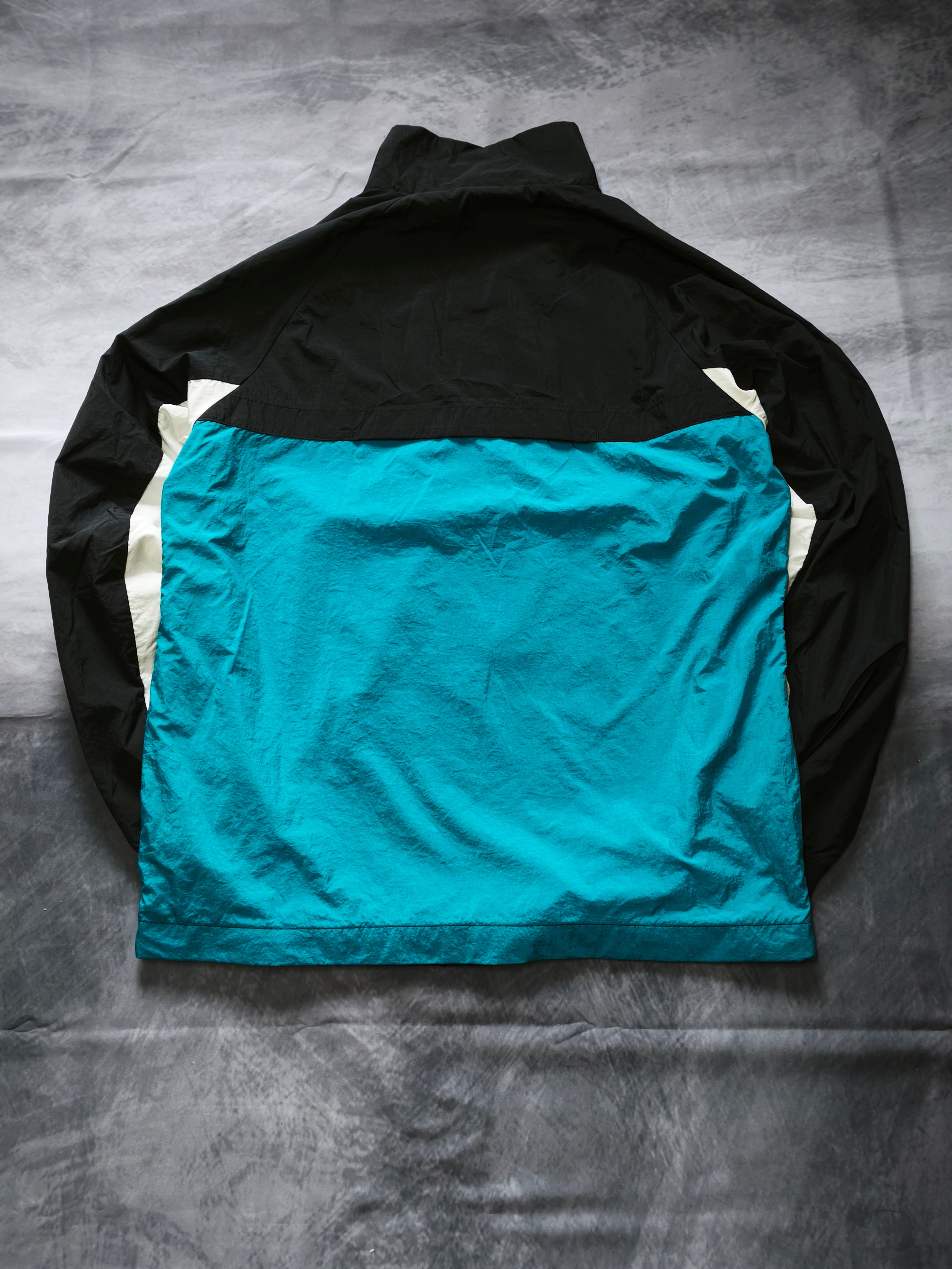 Nike Re-Issue Woven Tracksuit Black/Teal Size M