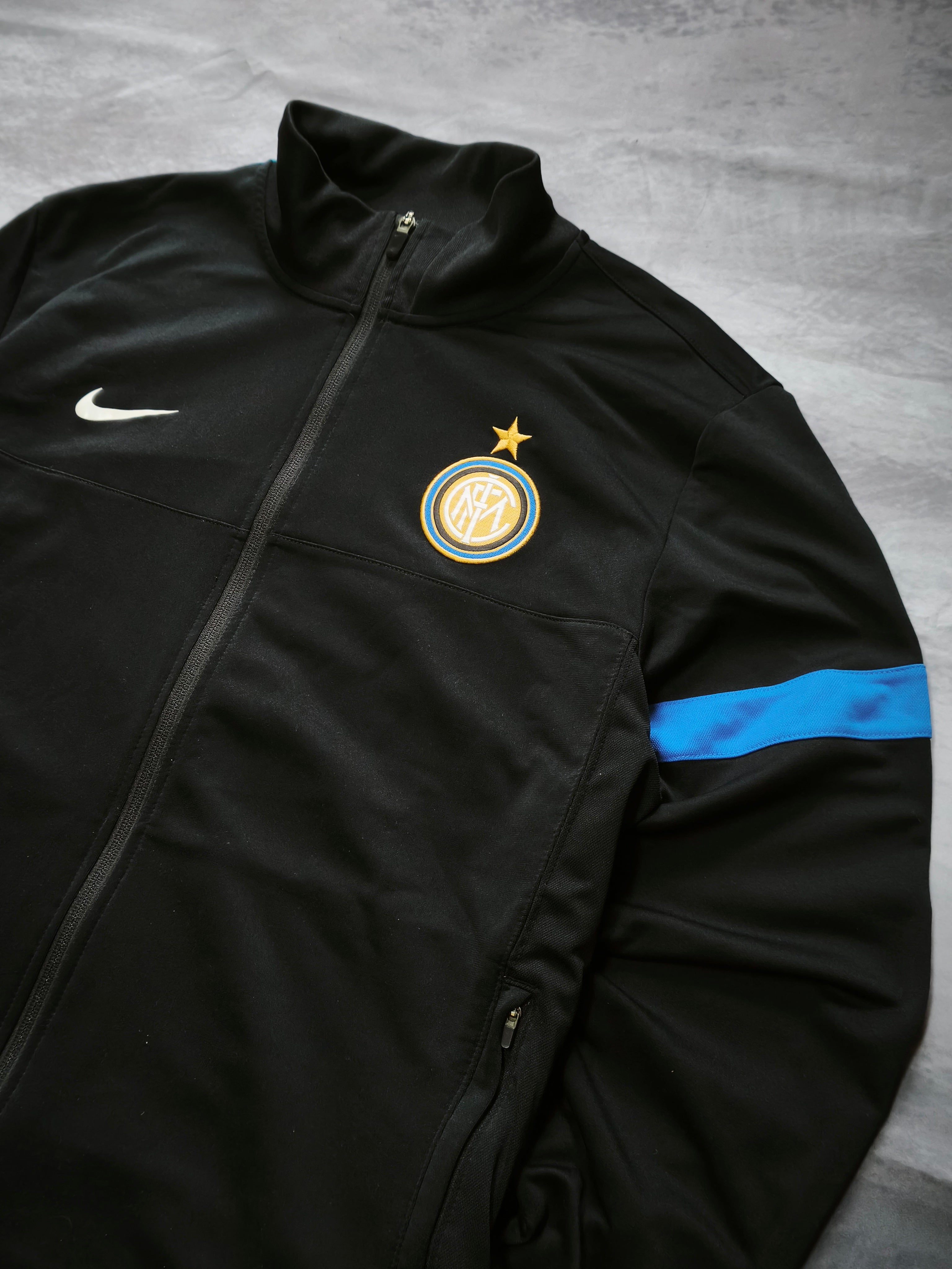 Nike Inter Milan Tracksuit Black/Blue Size XL