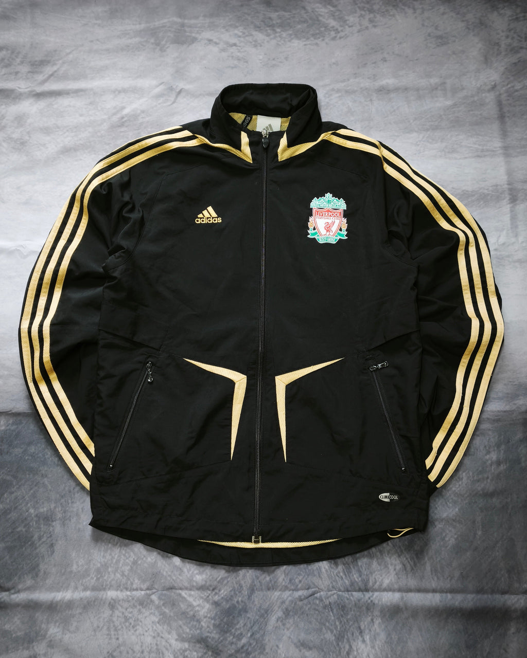 Adidas Liverpool FC Trackjacket Black/Gold Size S