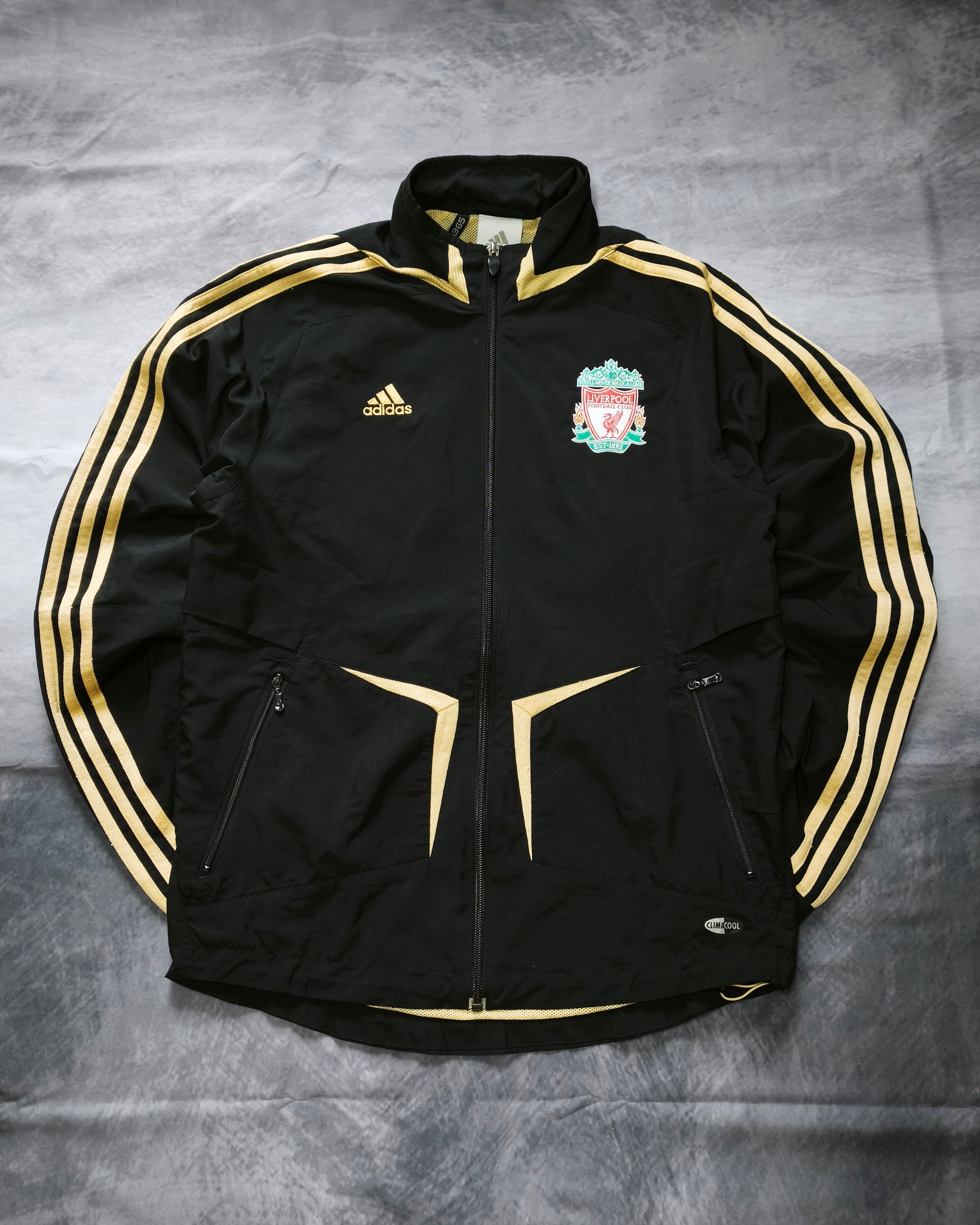 Adidas Liverpool FC Trackjacket Black/Gold Size S